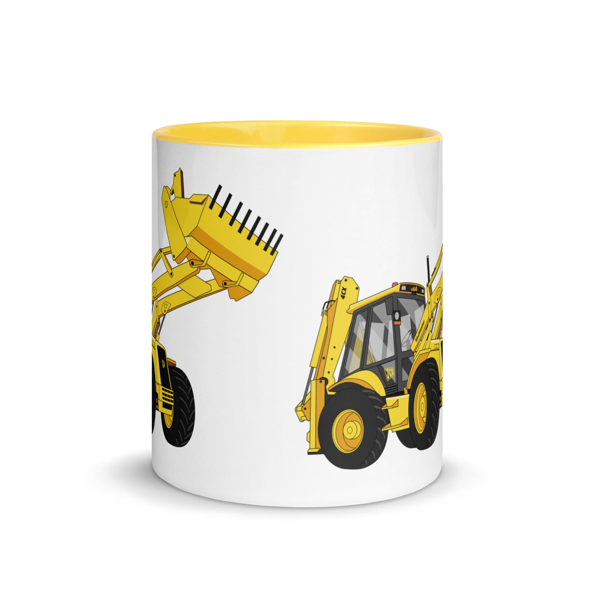 The Tractors Mugs Store JCB 4CX Project 8 | Mug with Color Inside Quality Farmers Merch