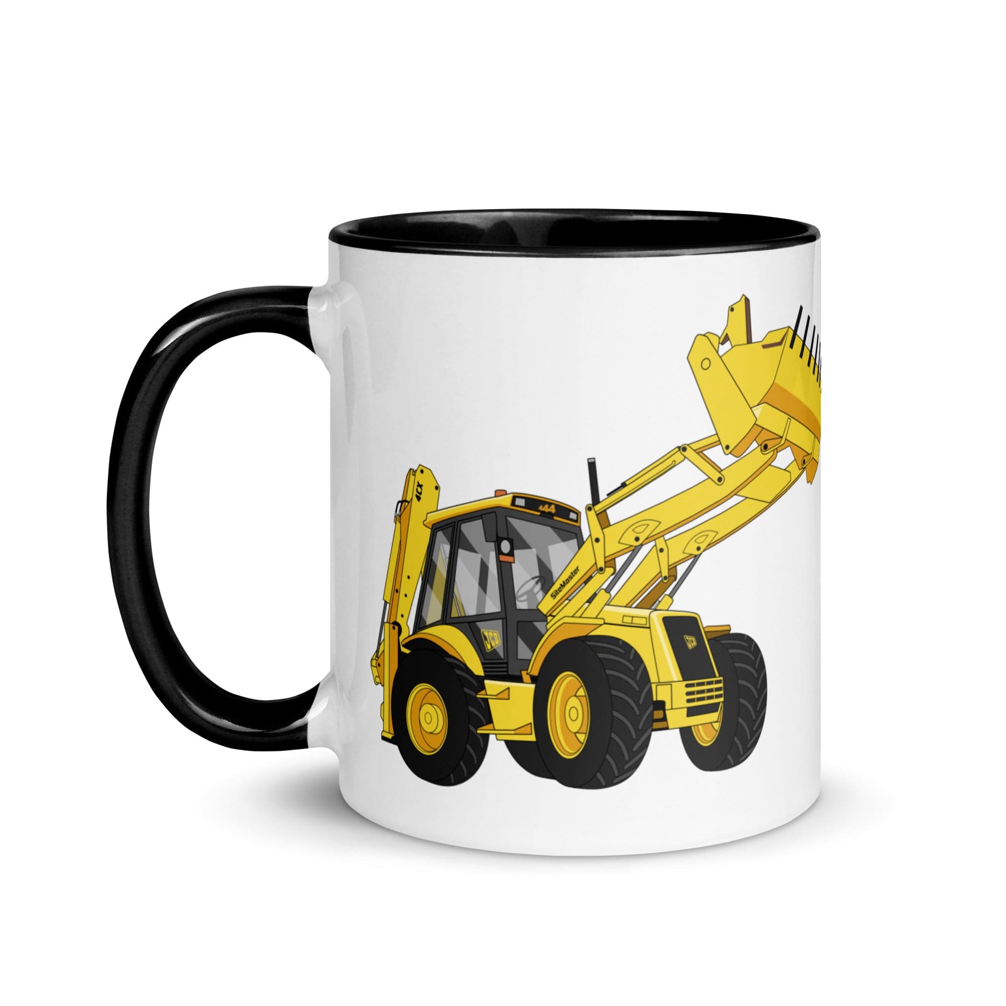 The Tractors Mugs Store JCB 4CX Project 8 | Mug with Color Inside Quality Farmers Merch