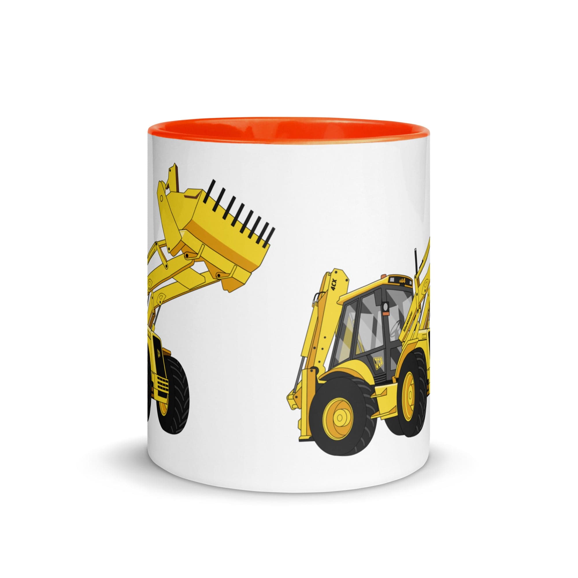 The Tractors Mugs Store JCB 4CX Project 8 | Mug with Color Inside Quality Farmers Merch