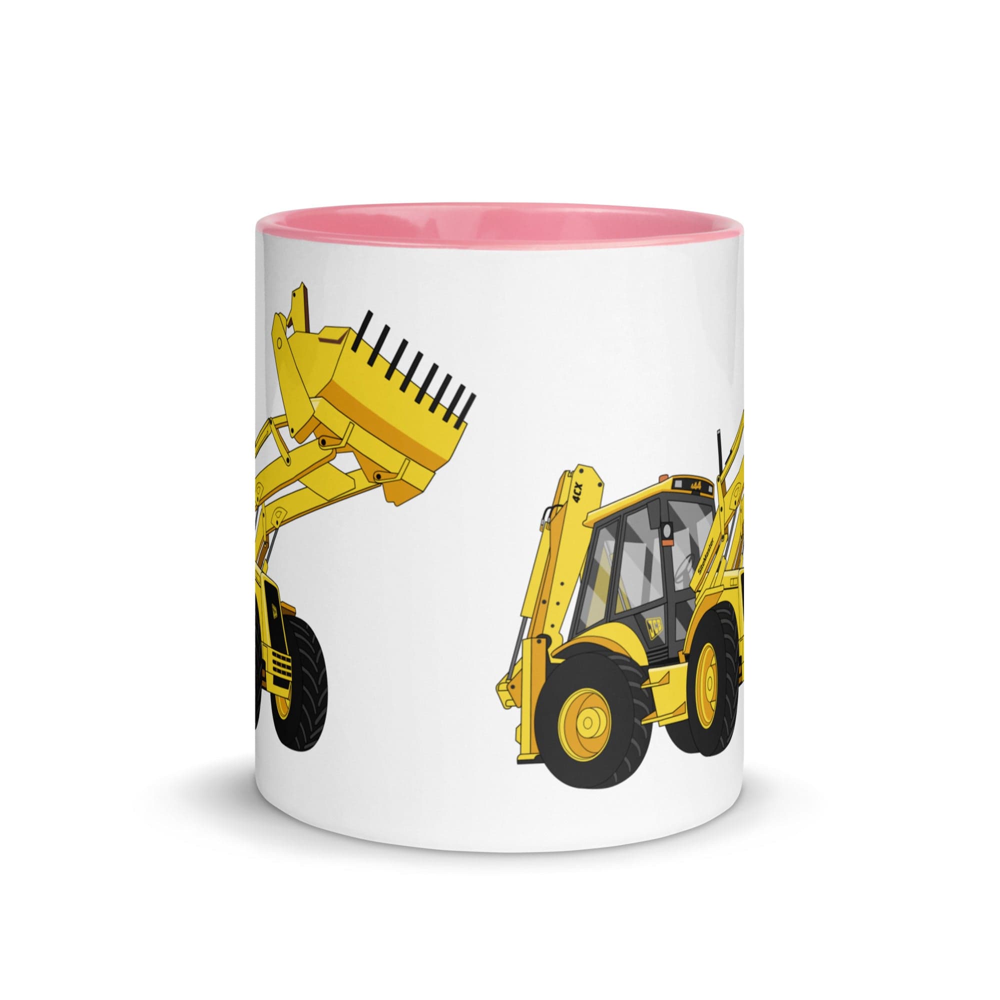 The Tractors Mugs Store JCB 4CX Project 8 | Mug with Color Inside Quality Farmers Merch
