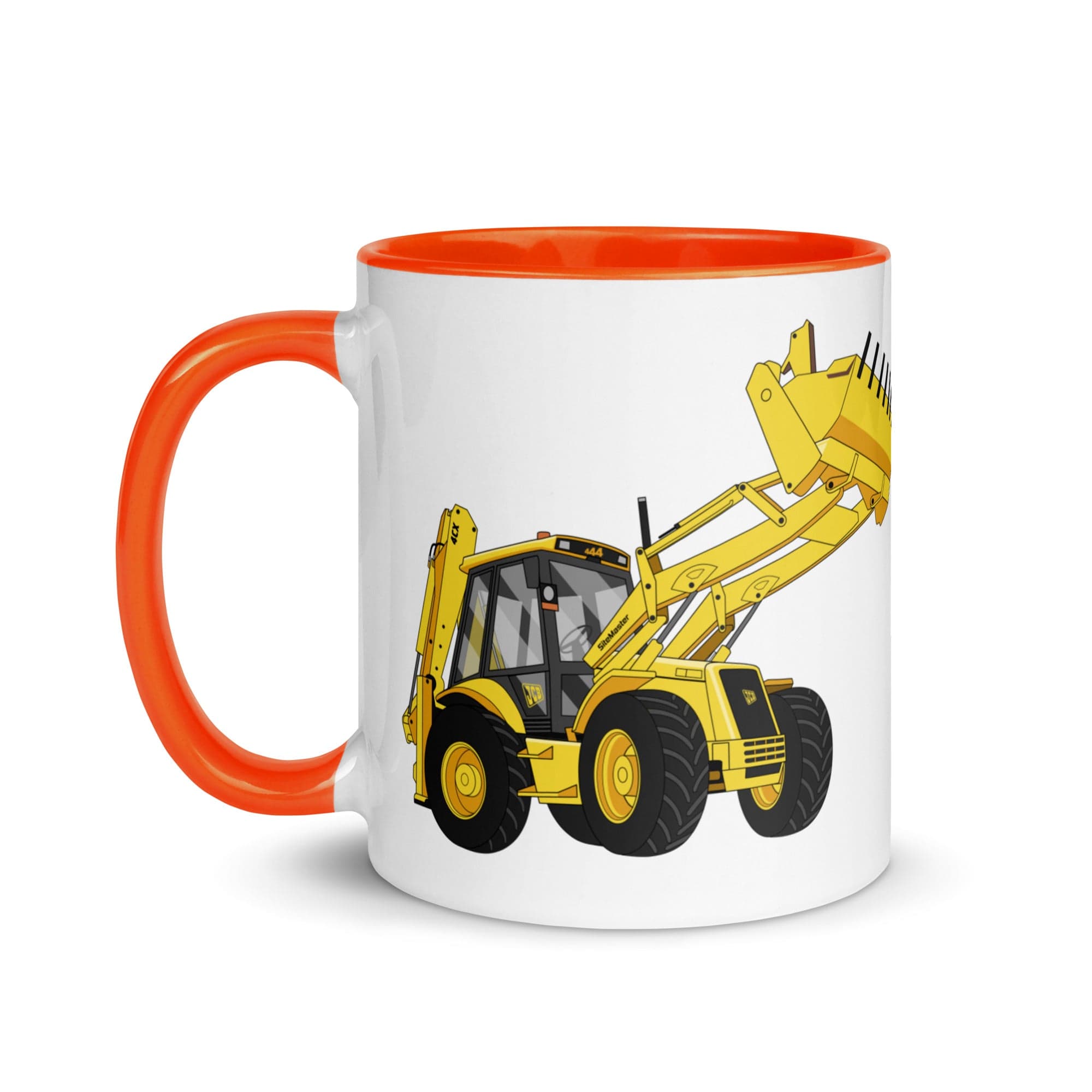 The Tractors Mugs Store JCB 4CX Project 8 | Mug with Color Inside Quality Farmers Merch