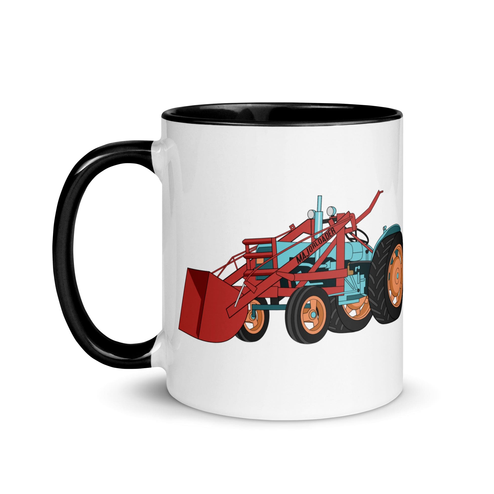 The Tractors Mugs Store JCB Major Loader Mug with Color Inside Quality Farmers Merch