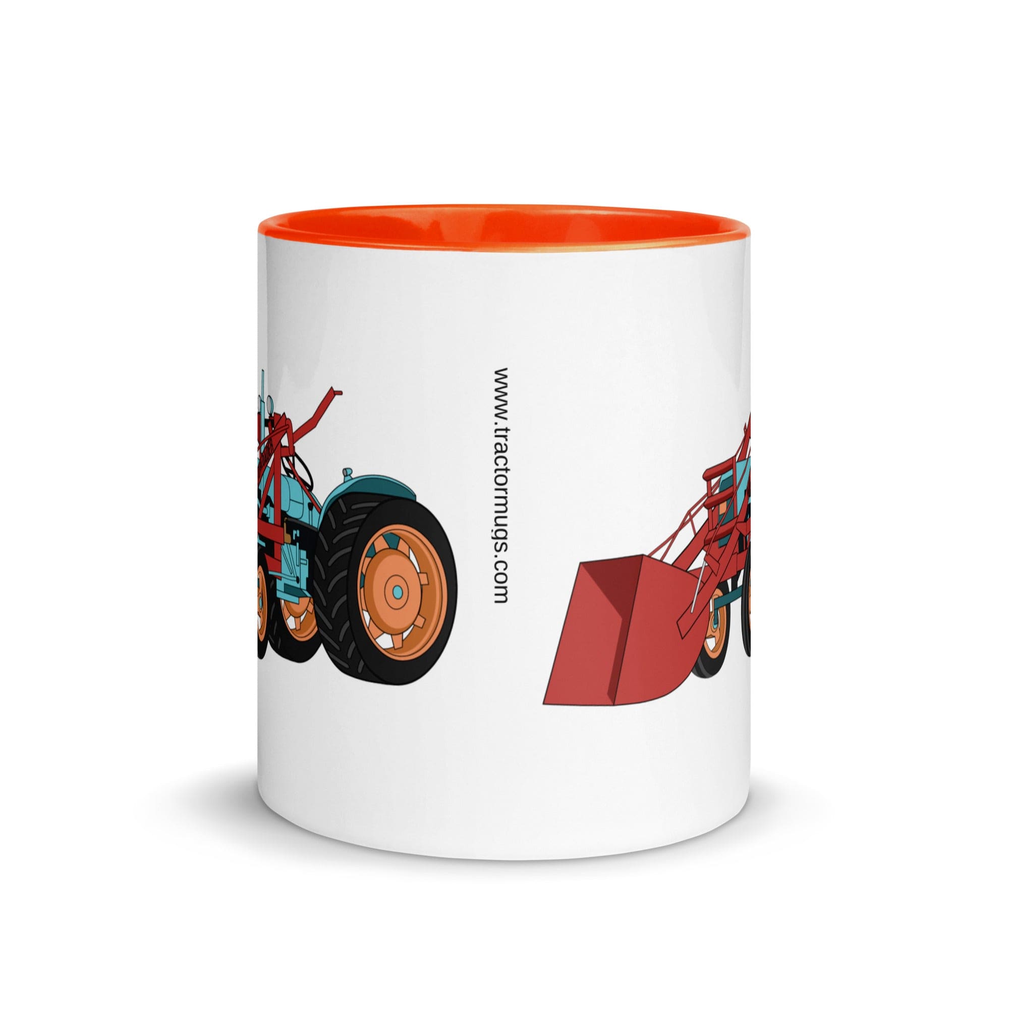The Tractors Mugs Store JCB Major Loader Mug with Color Inside Quality Farmers Merch