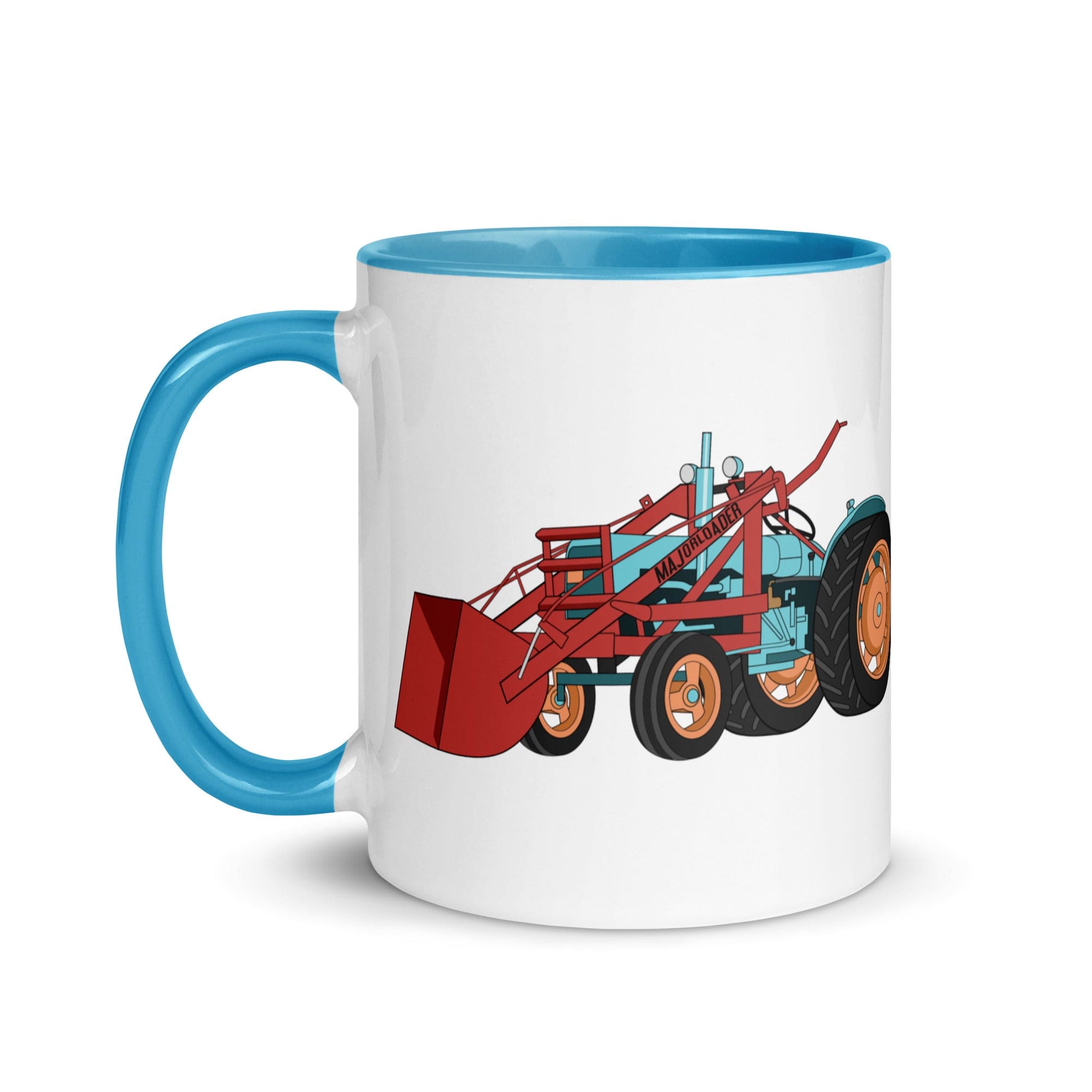 The Tractors Mugs Store JCB Major Loader Mug with Color Inside Quality Farmers Merch