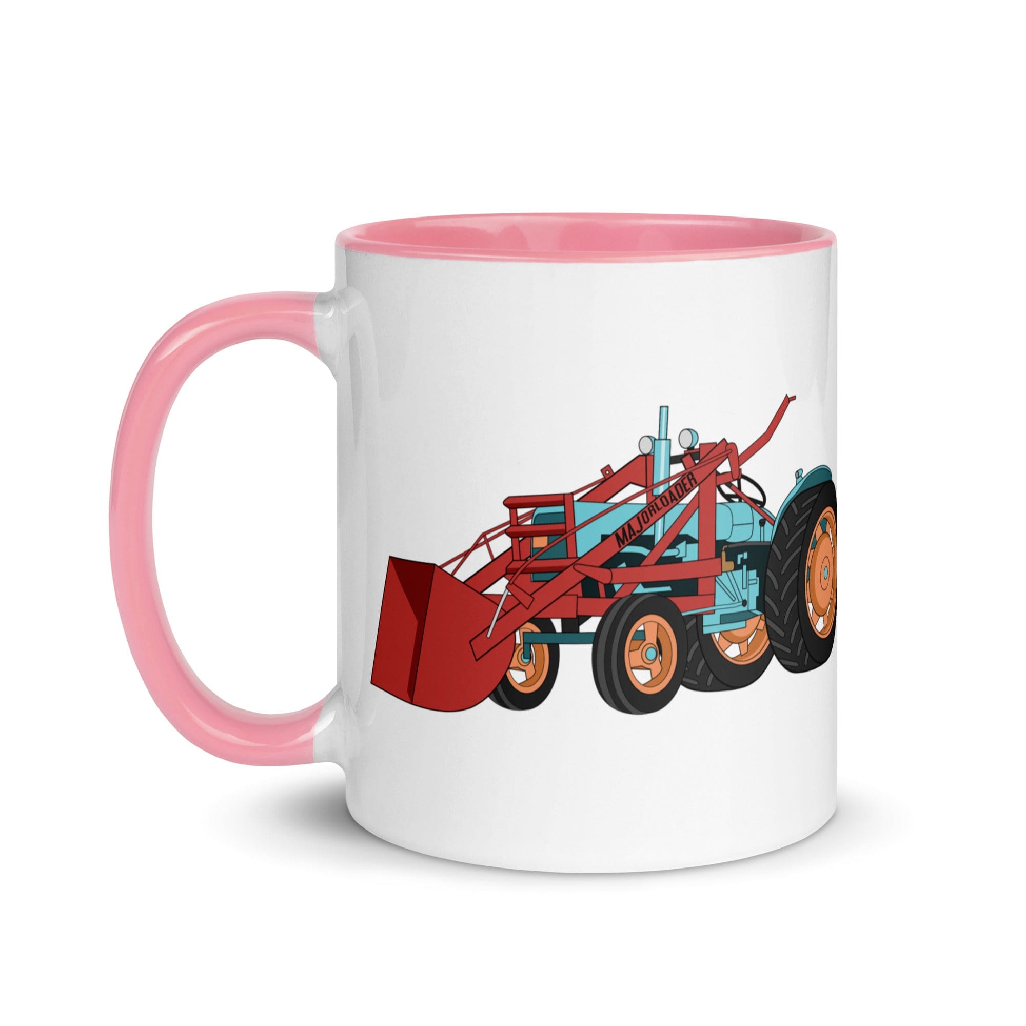 The Tractors Mugs Store JCB Major Loader Mug with Color Inside Quality Farmers Merch