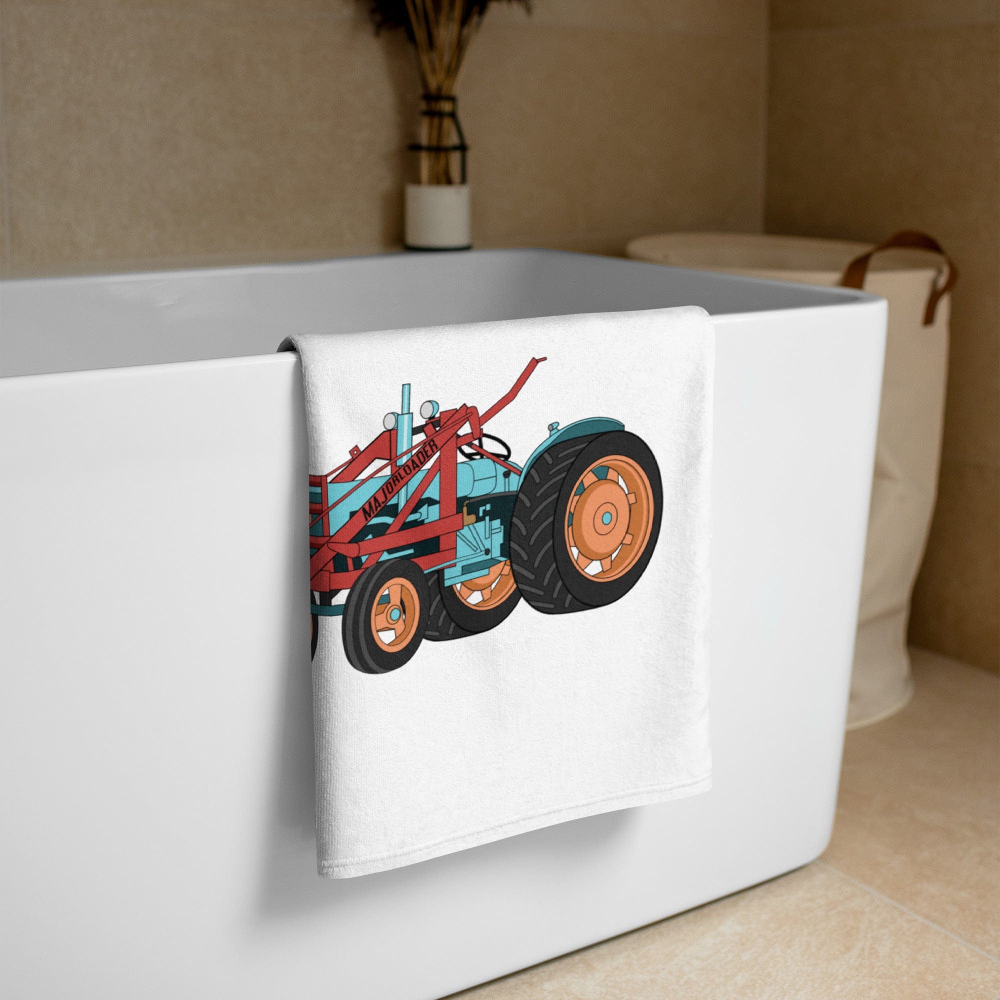 The Tractors Mugs Store JCB Major Loader Towel Quality Farmers Merch