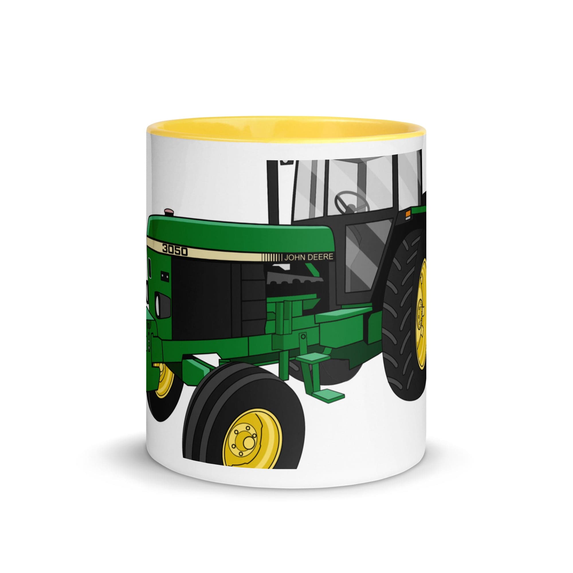 The Tractors Mugs Store John Deere 3050 2WD 2.0 Mug with Color Inside Quality Farmers Merch