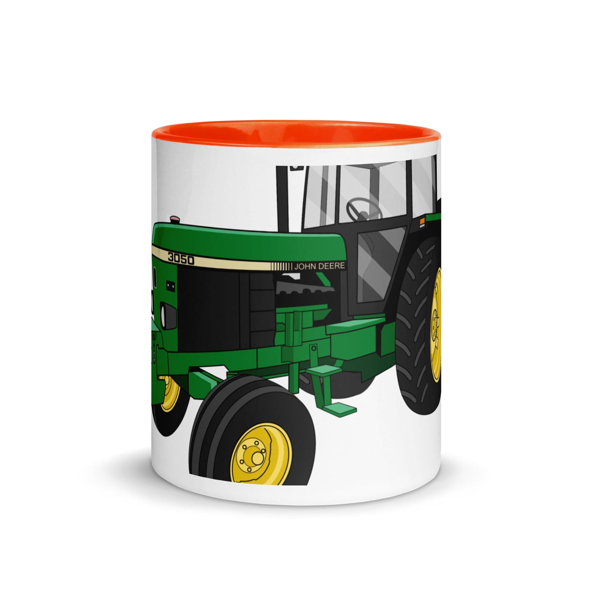 The Tractors Mugs Store John Deere 3050 2WD 2.0 Mug with Color Inside Quality Farmers Merch