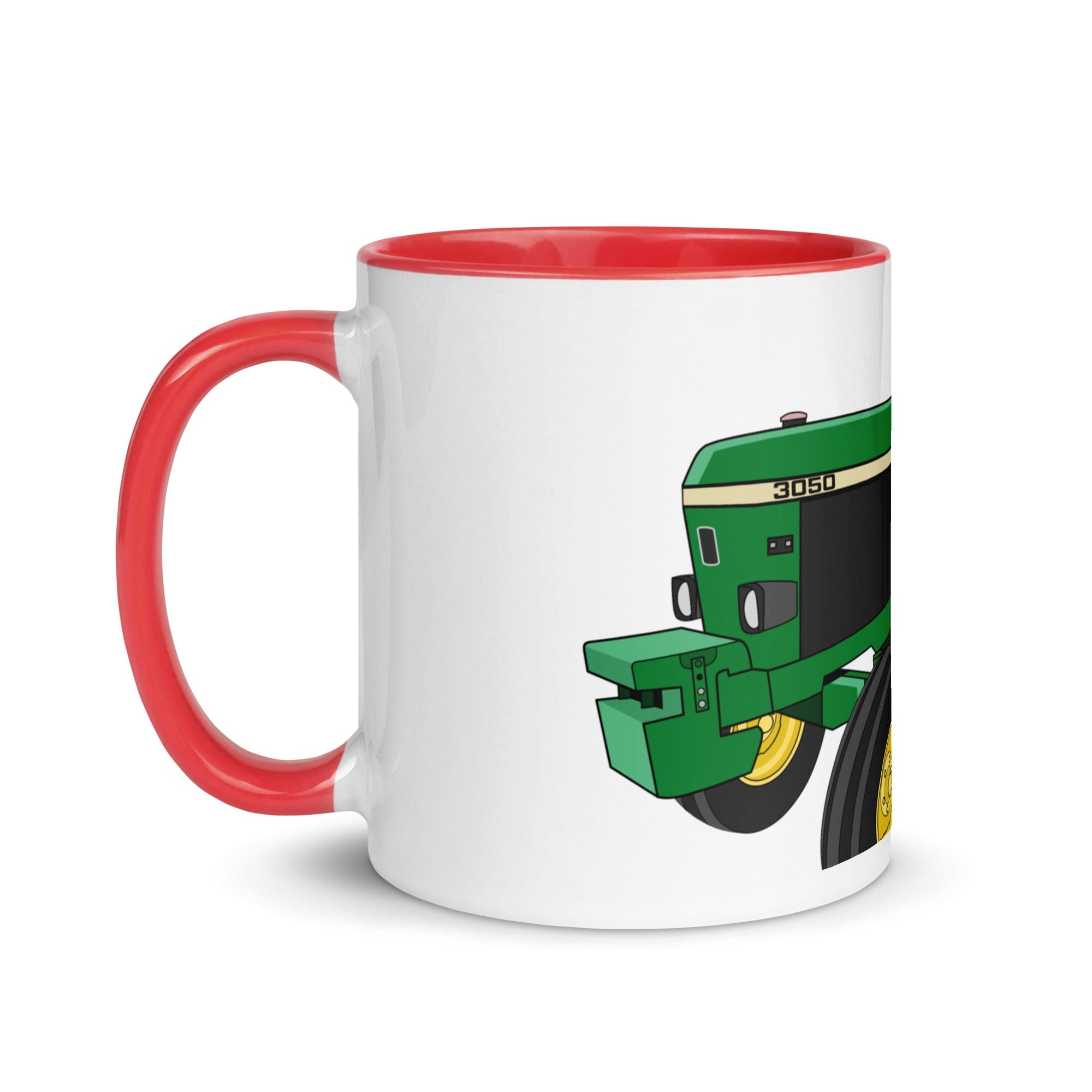 The Tractors Mugs Store John Deere 3050 2WD 2.0 Mug with Color Inside Quality Farmers Merch