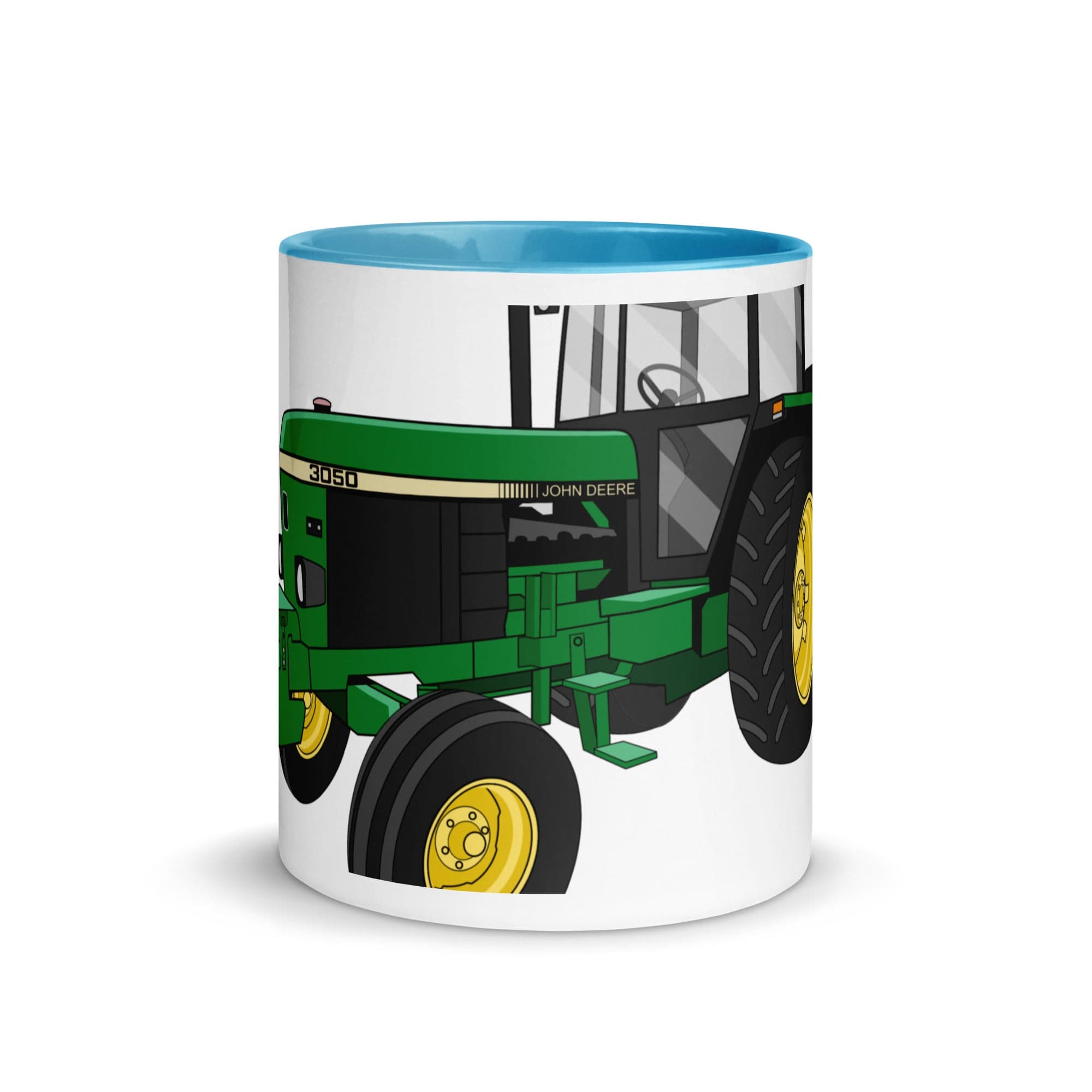 The Tractors Mugs Store John Deere 3050 2WD 2.0 Mug with Color Inside Quality Farmers Merch