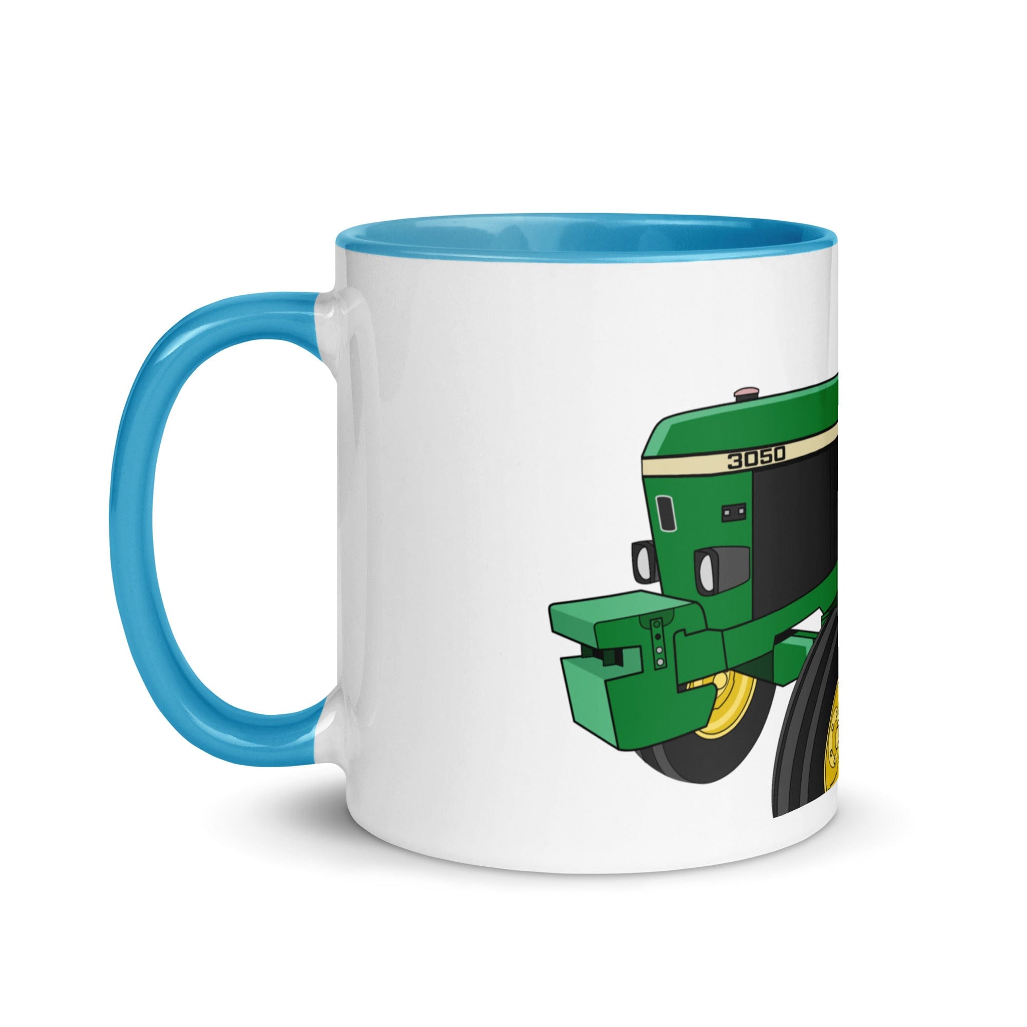 The Tractors Mugs Store John Deere 3050 2WD 2.0 Mug with Color Inside Quality Farmers Merch