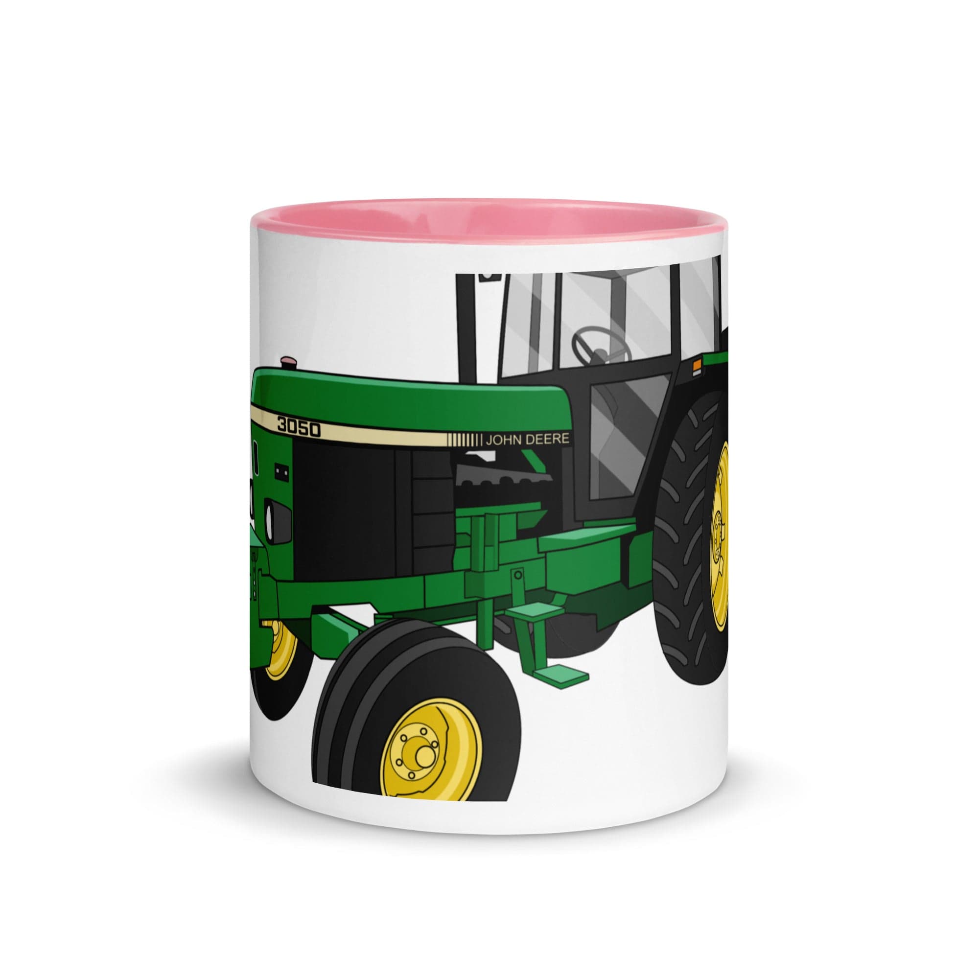 The Tractors Mugs Store John Deere 3050 2WD 2.0 Mug with Color Inside Quality Farmers Merch
