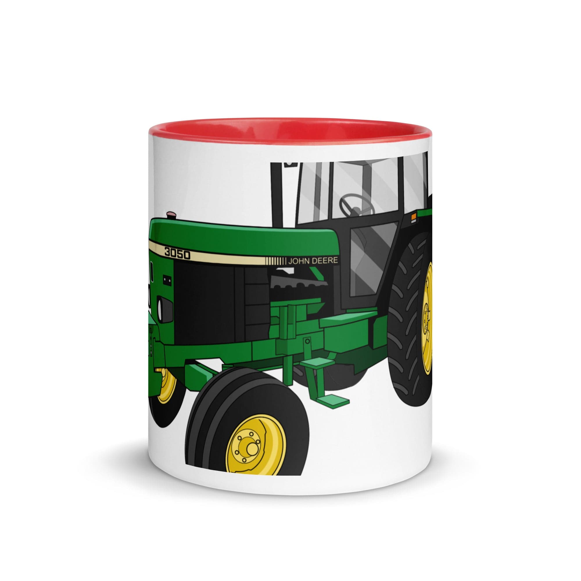 The Tractors Mugs Store John Deere 3050 2WD 2.0 Mug with Color Inside Quality Farmers Merch