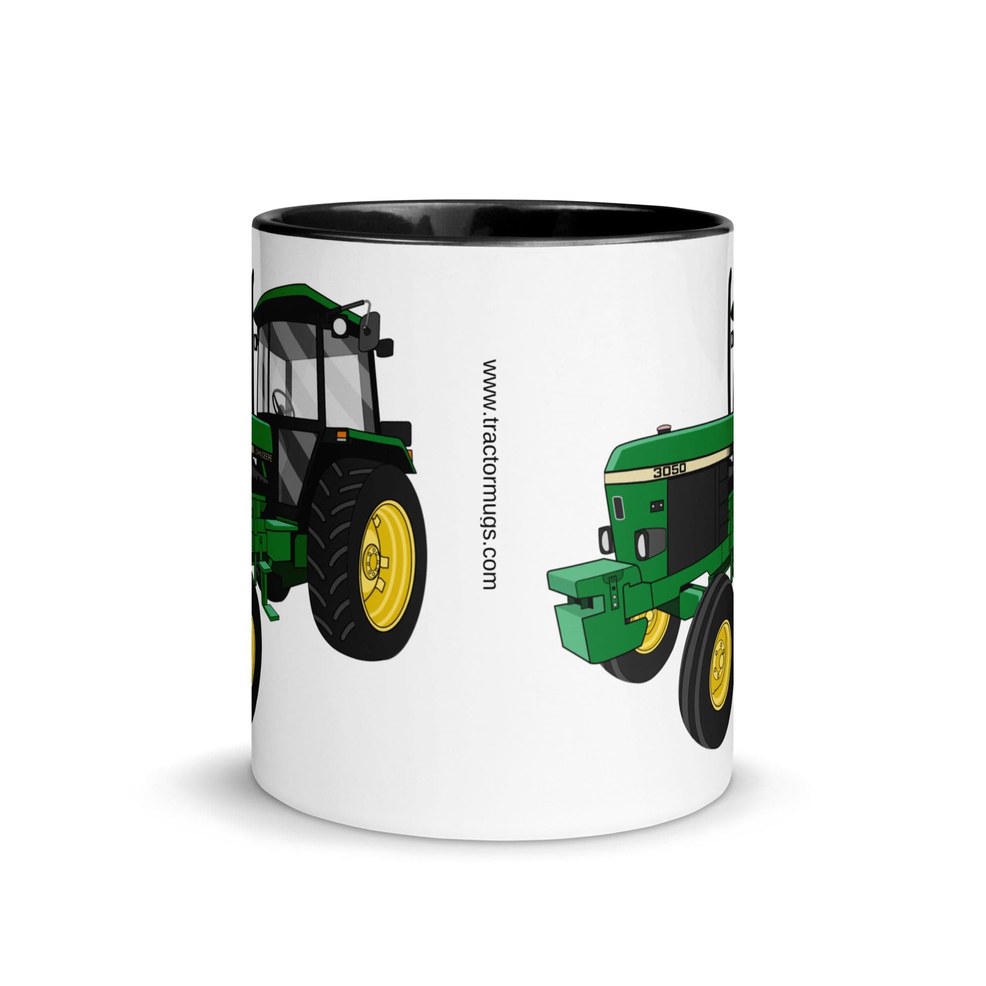 The Tractors Mugs Store John Deere 3050 2WD Mug with Color Inside Quality Farmers Merch