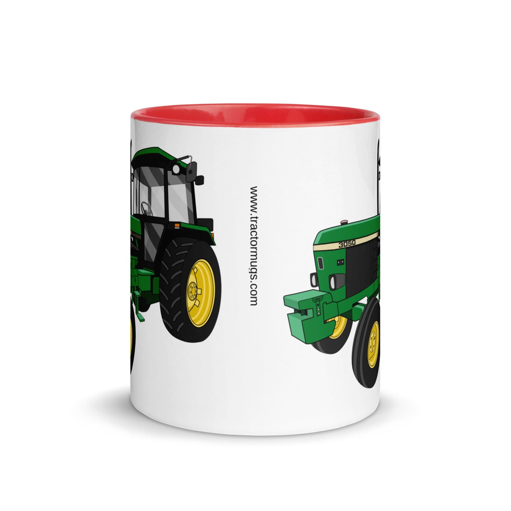 The Tractors Mugs Store John Deere 3050 2WD Mug with Color Inside Quality Farmers Merch