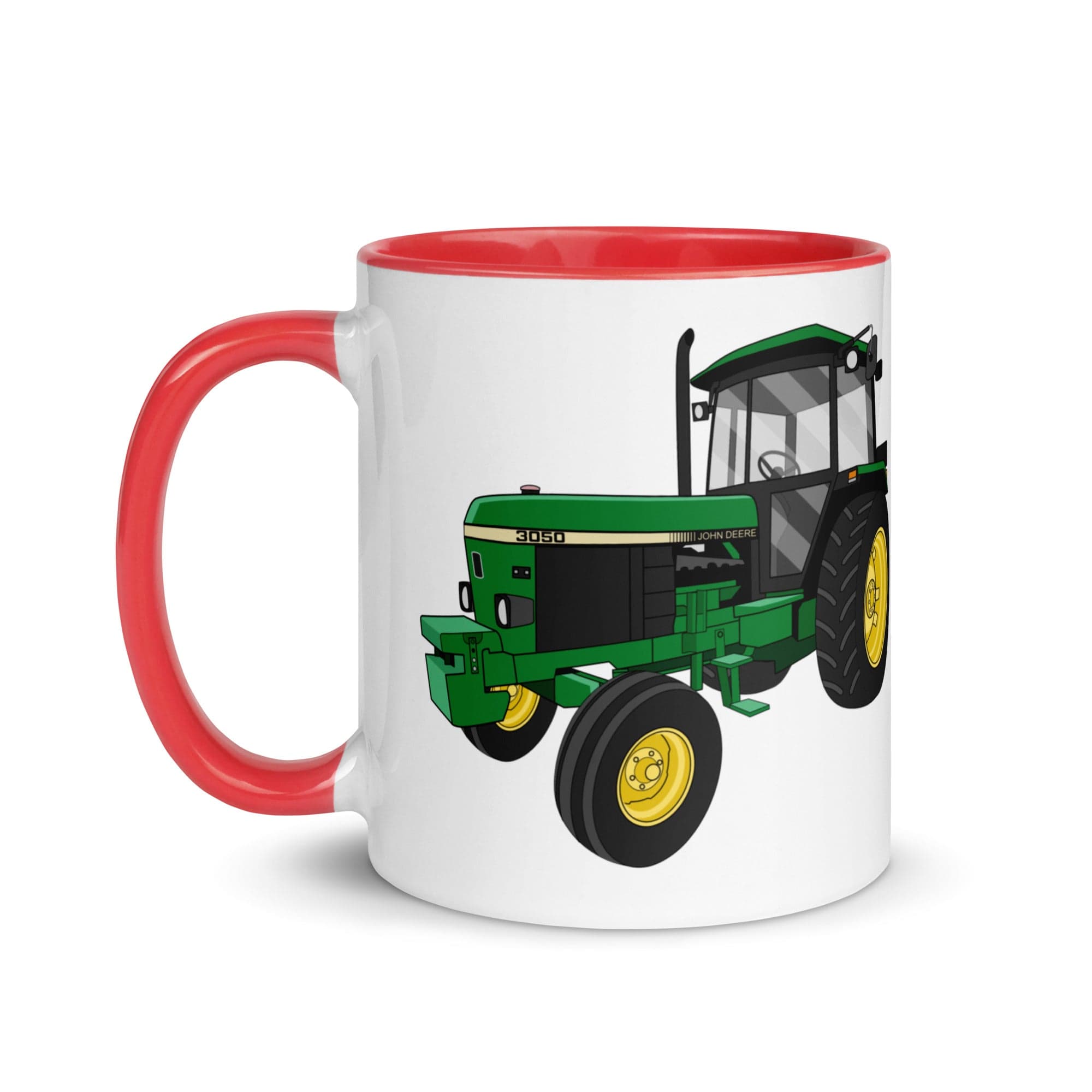 The Tractors Mugs Store John Deere 3050 2WD Mug with Color Inside Quality Farmers Merch