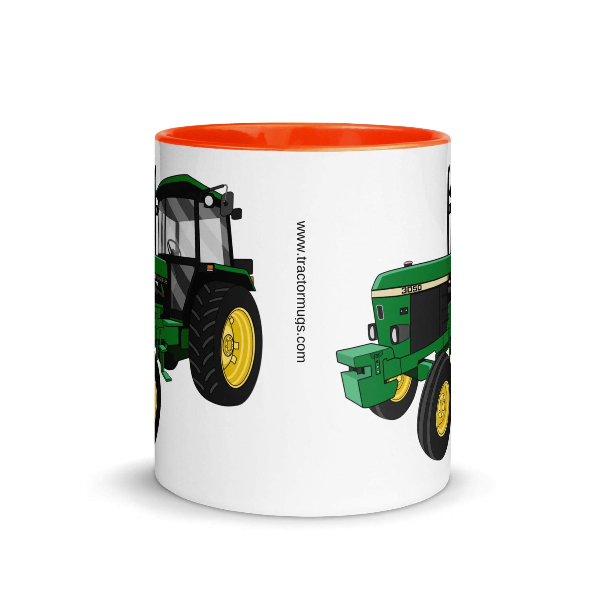 The Tractors Mugs Store John Deere 3050 2WD Mug with Color Inside Quality Farmers Merch