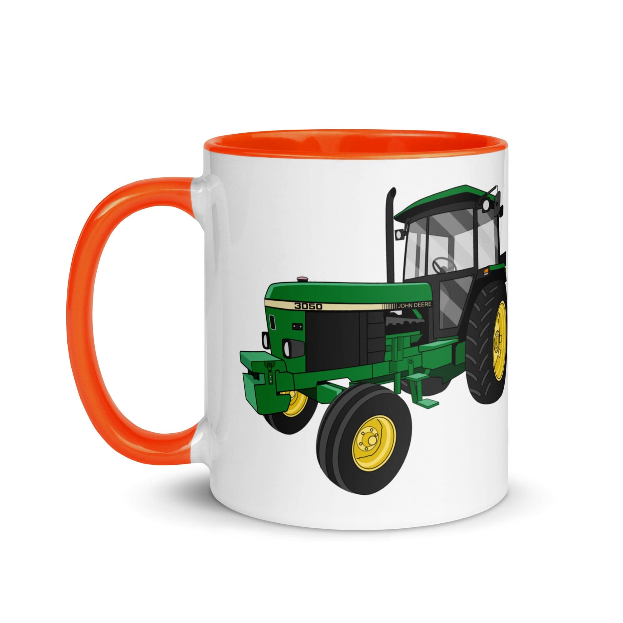 The Tractors Mugs Store John Deere 3050 2WD Mug with Color Inside Quality Farmers Merch