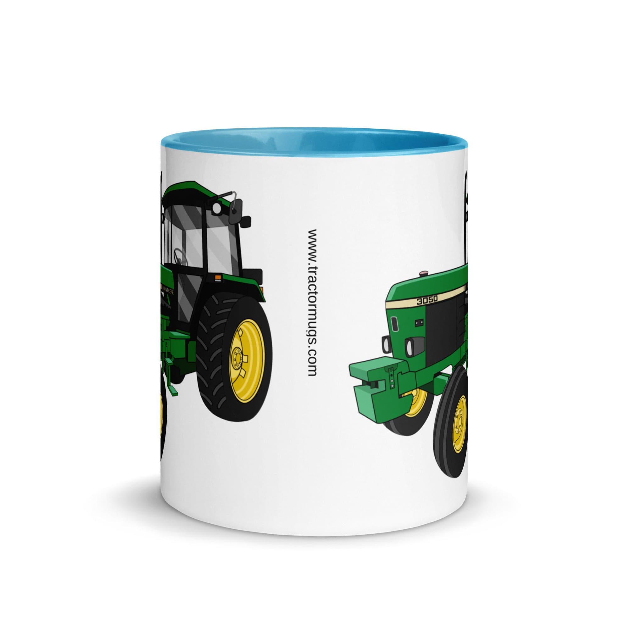 The Tractors Mugs Store John Deere 3050 2WD Mug with Color Inside Quality Farmers Merch