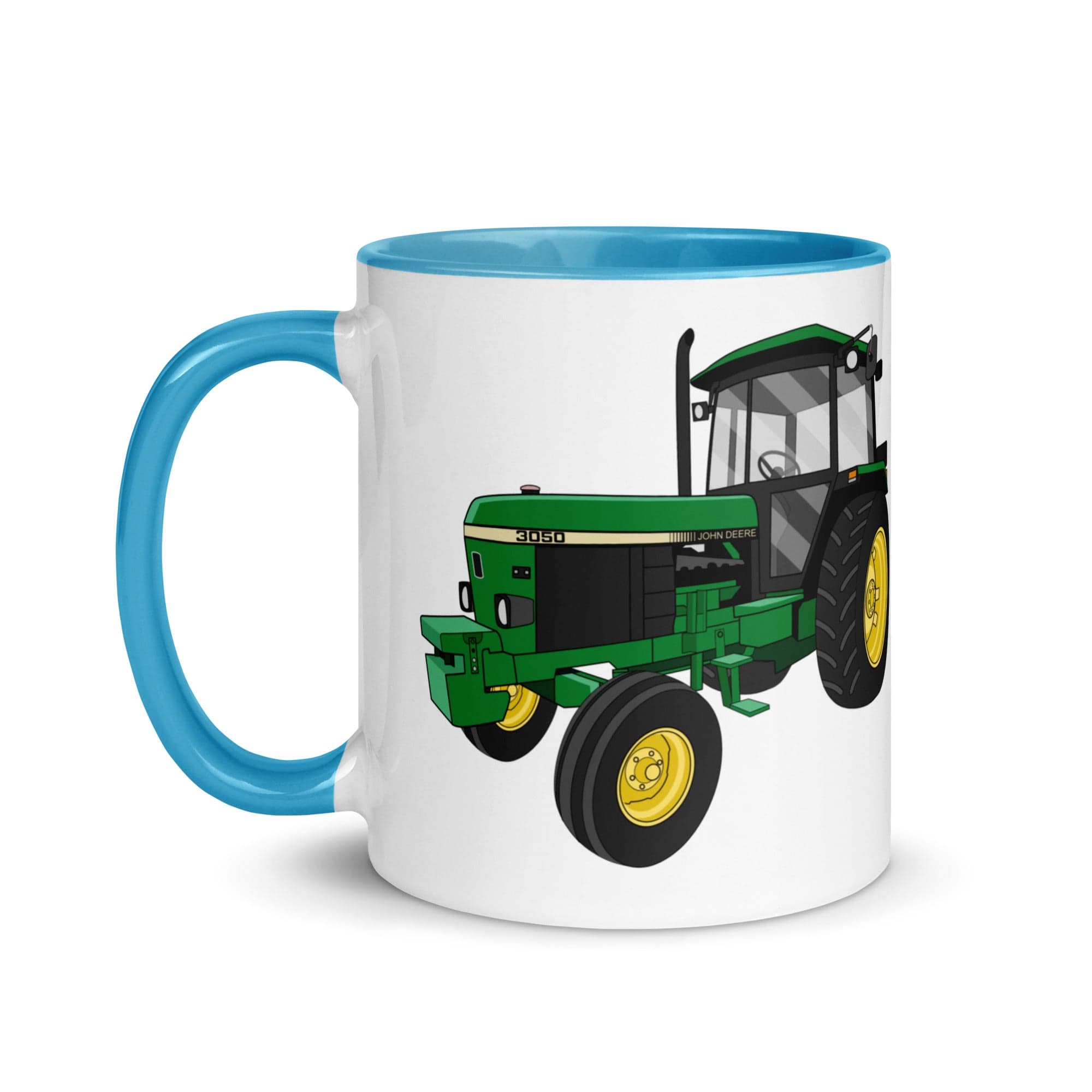 The Tractors Mugs Store John Deere 3050 2WD Mug with Color Inside Quality Farmers Merch