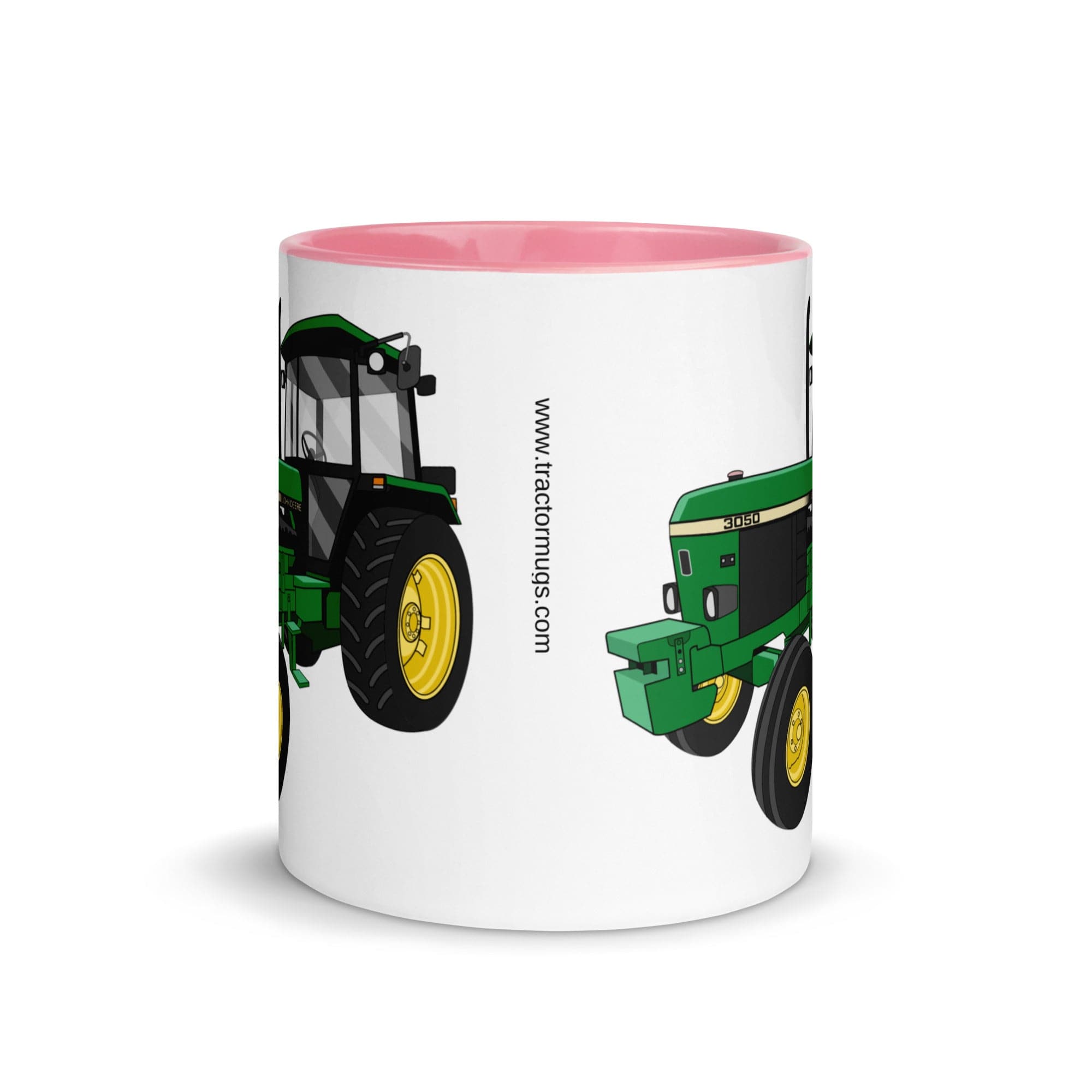 The Tractors Mugs Store John Deere 3050 2WD Mug with Color Inside Quality Farmers Merch