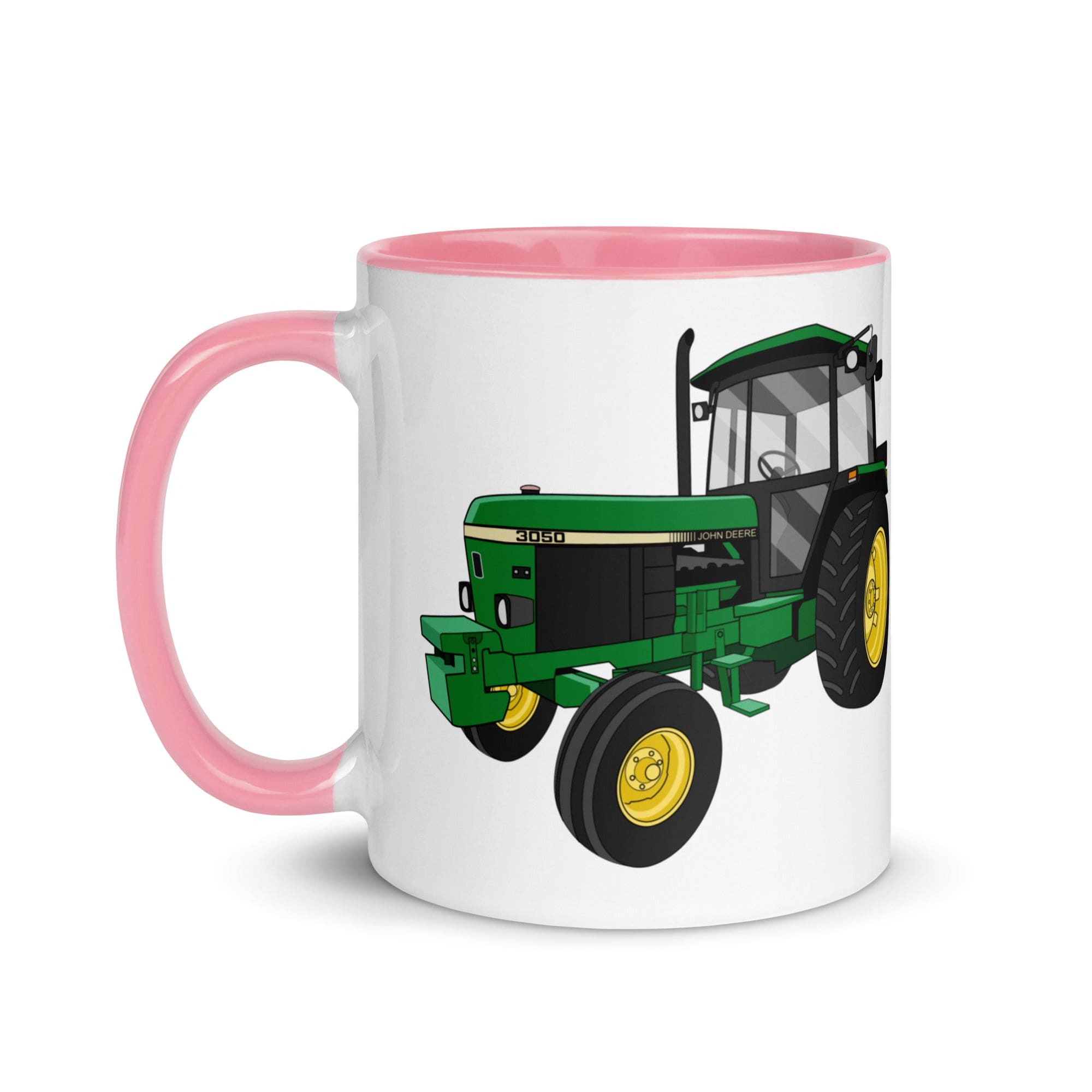 The Tractors Mugs Store John Deere 3050 2WD Mug with Color Inside Quality Farmers Merch