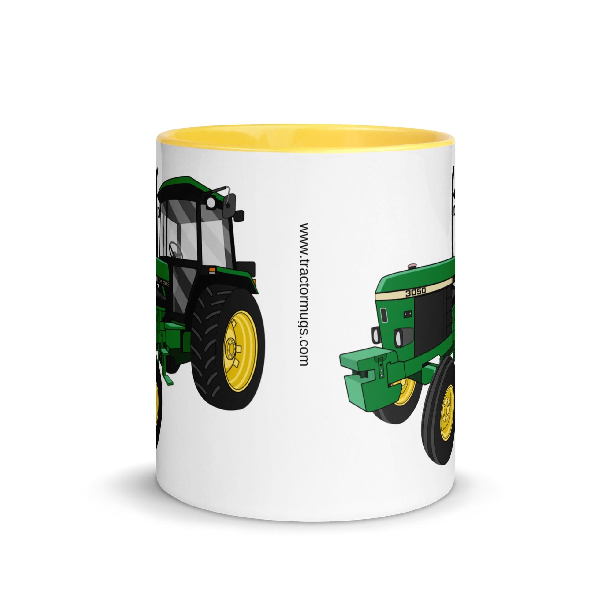 The Tractors Mugs Store John Deere 3050 2WD Mug with Color Inside Quality Farmers Merch