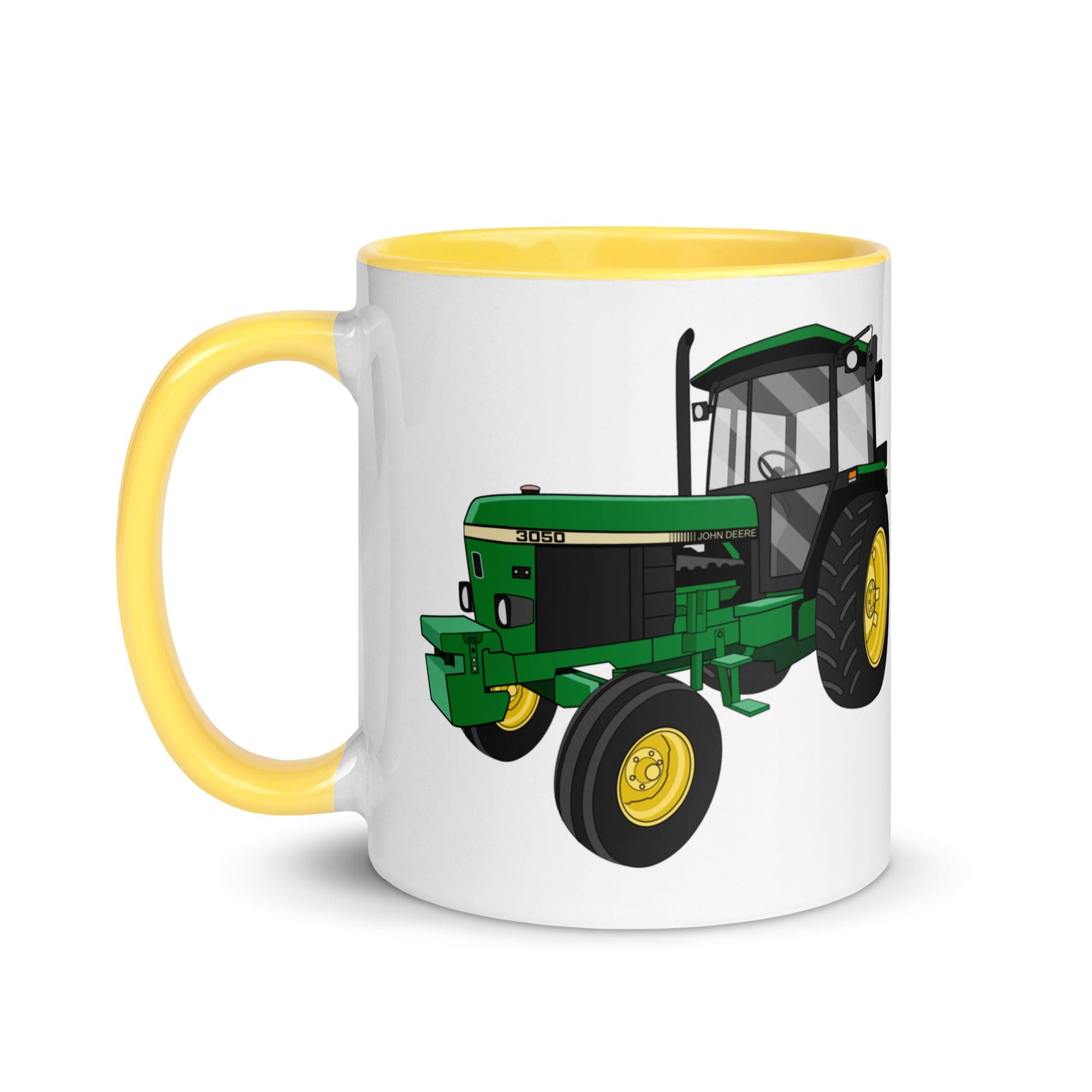 The Tractors Mugs Store John Deere 3050 2WD Mug with Color Inside Quality Farmers Merch