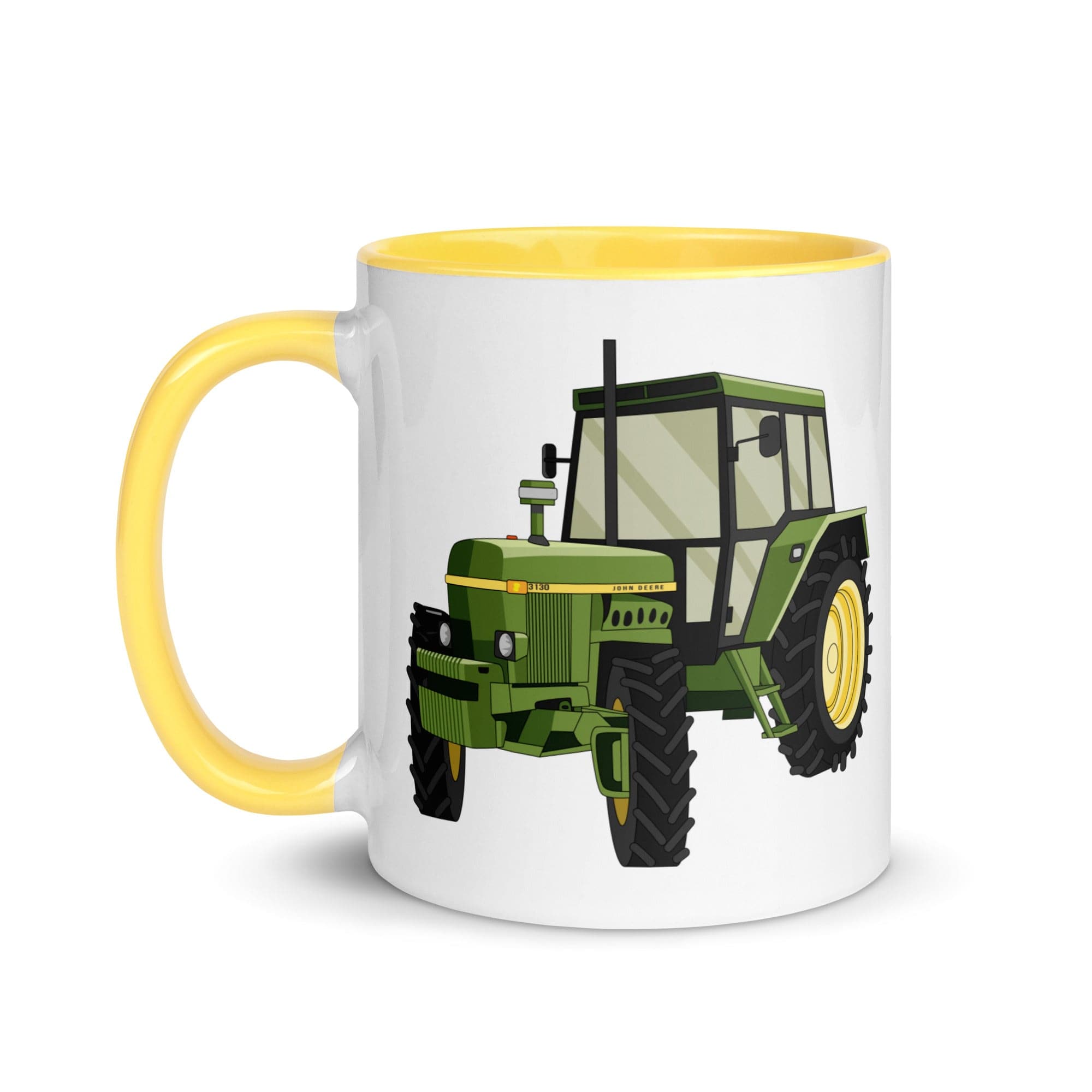 The Tractors Mugs Store John Deere 3130 Mug with Color Inside Quality Farmers Merch