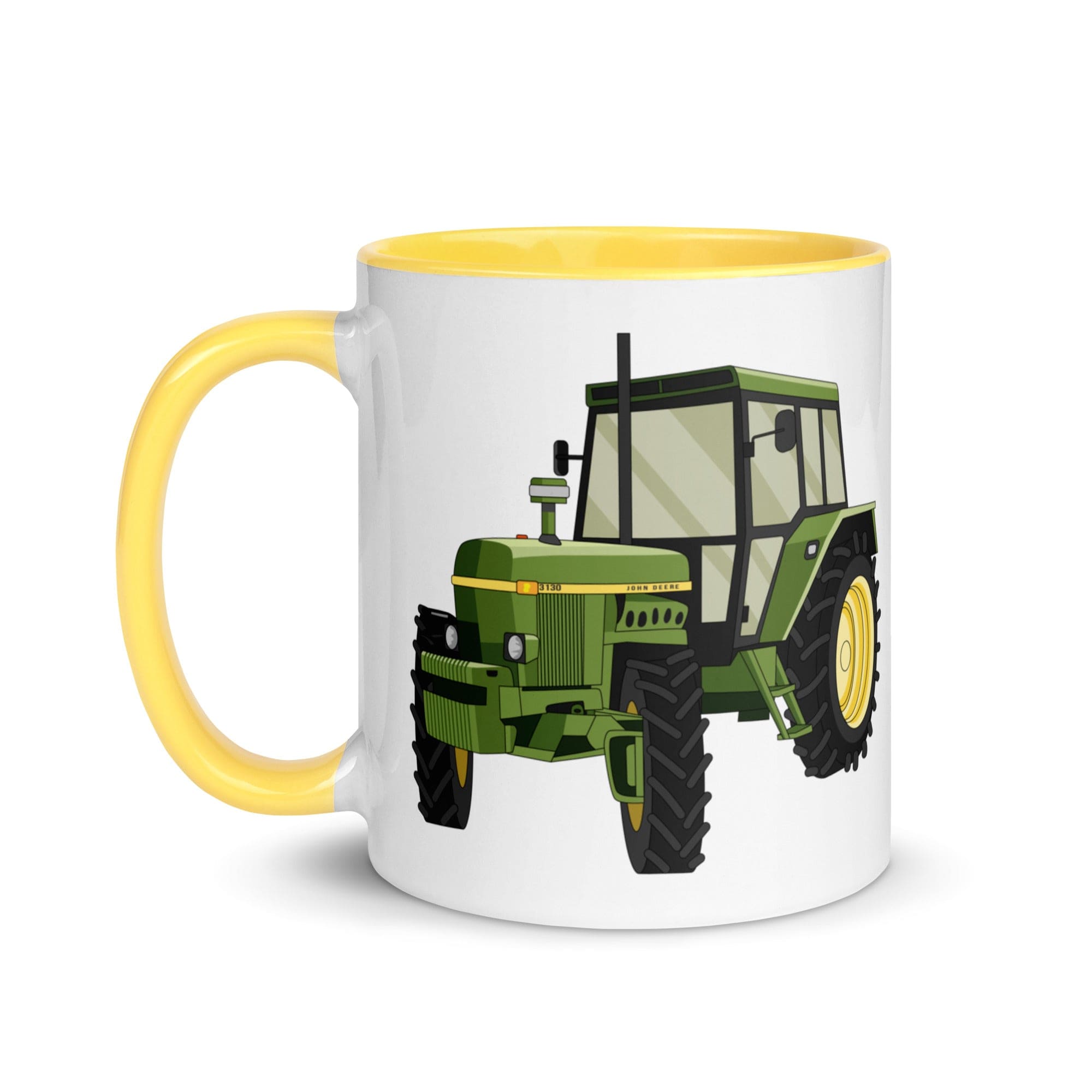 The Tractors Mugs Store John Deere 3130 Mug with Color Inside Quality Farmers Merch