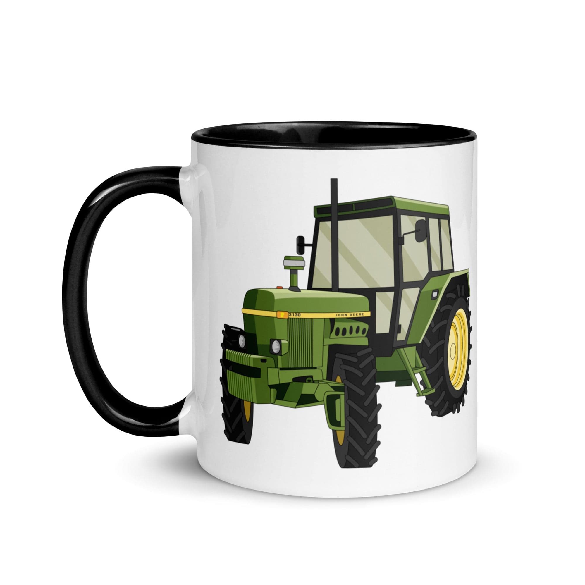 The Tractors Mugs Store John Deere 3130 Mug with Color Inside Quality Farmers Merch