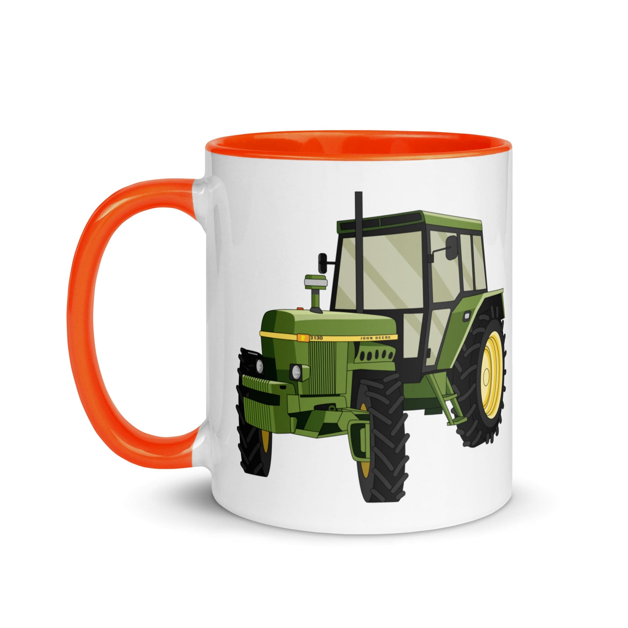 The Tractors Mugs Store John Deere 3130 Mug with Color Inside Quality Farmers Merch