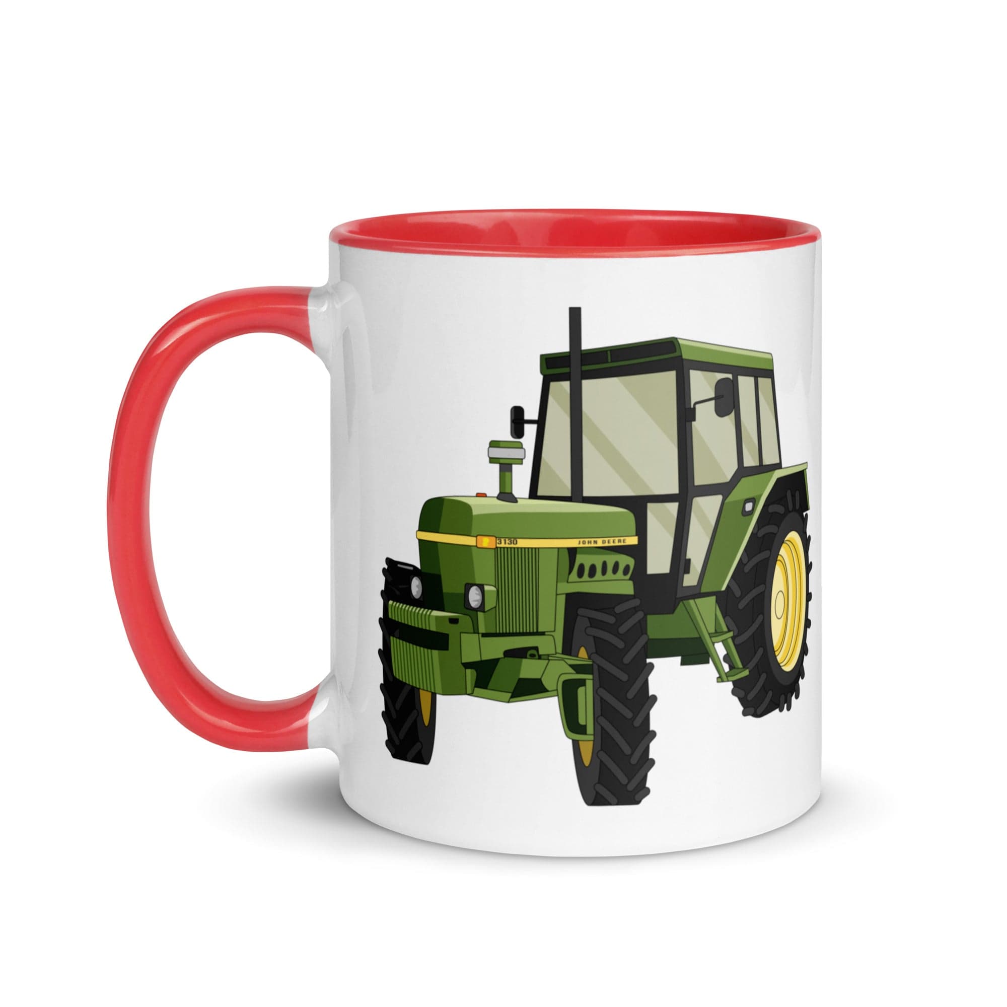 The Tractors Mugs Store John Deere 3130 Mug with Color Inside Quality Farmers Merch
