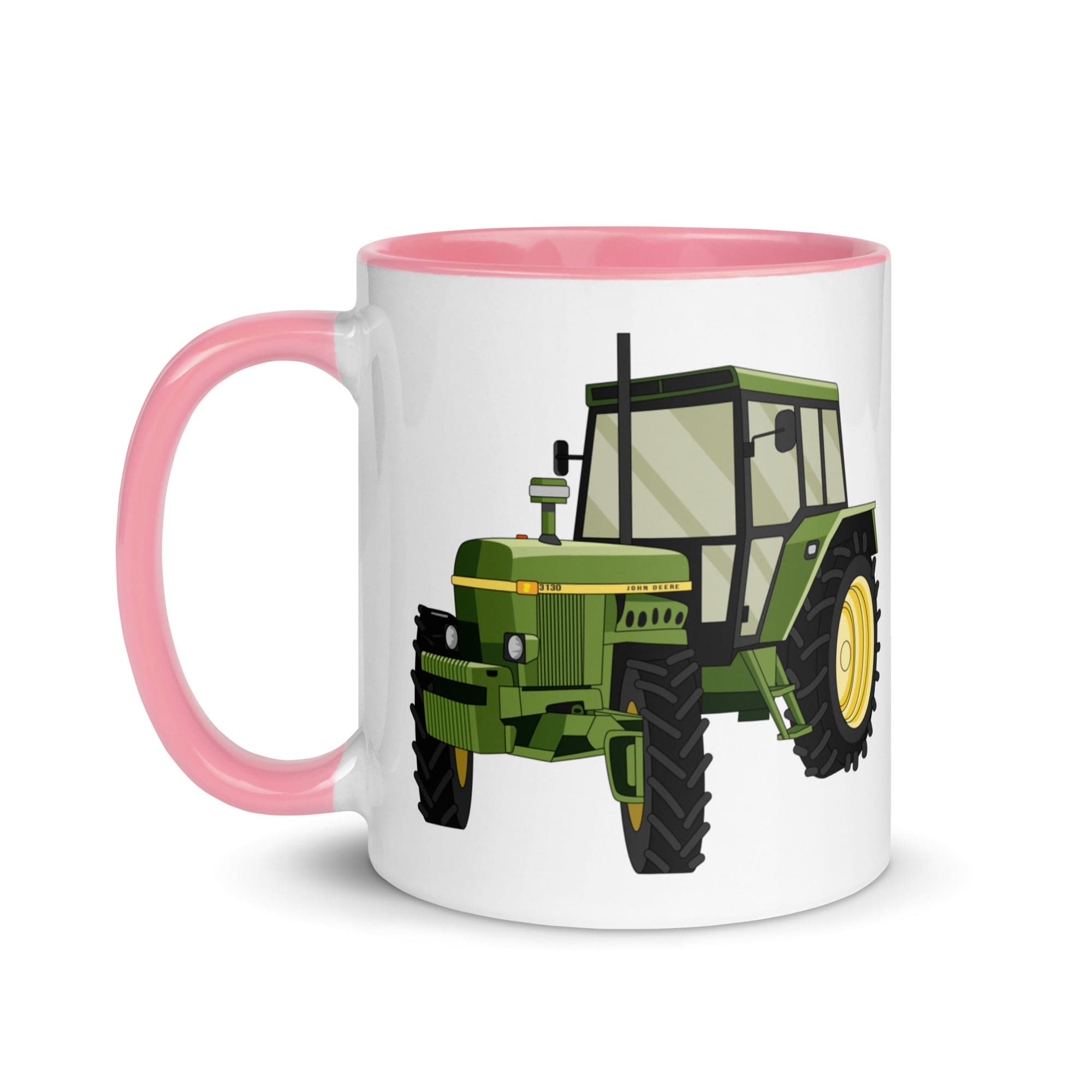 The Tractors Mugs Store John Deere 3130 Mug with Color Inside Quality Farmers Merch