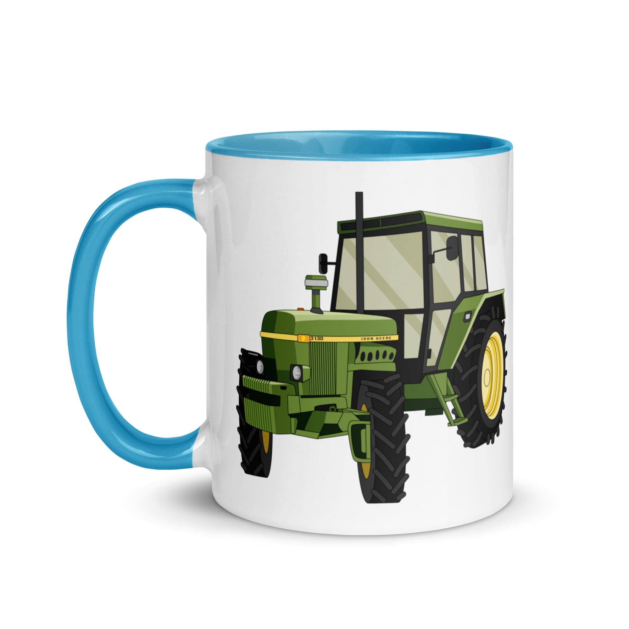 The Tractors Mugs Store John Deere 3130 Mug with Color Inside Quality Farmers Merch