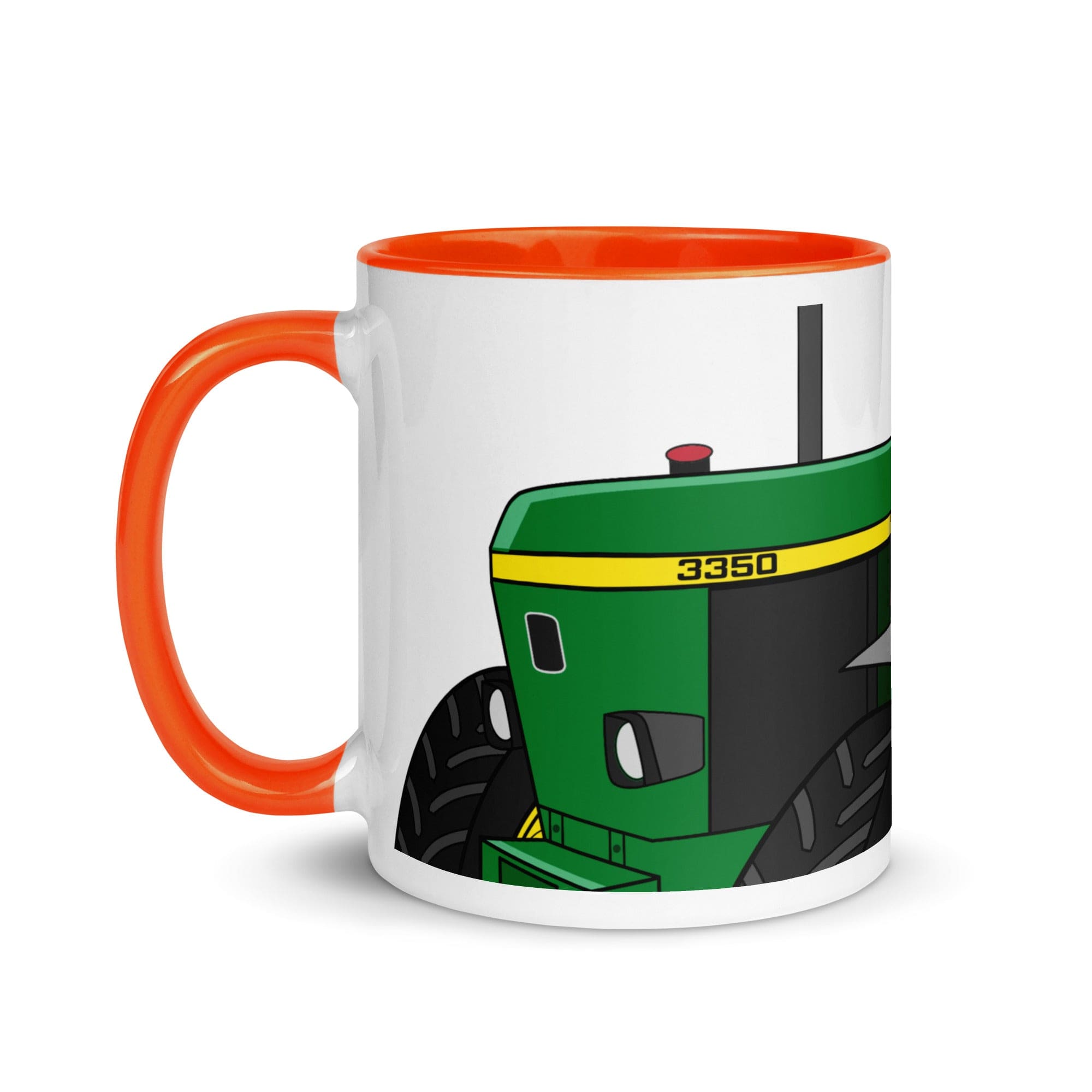 The Tractors Mugs Store John Deere 3350 4WD 2.0 Mug with Color Inside Quality Farmers Merch