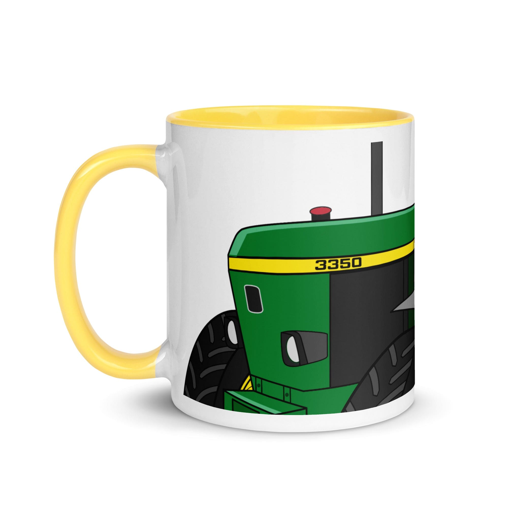 The Tractors Mugs Store John Deere 3350 4WD 2.0 Mug with Color Inside Quality Farmers Merch