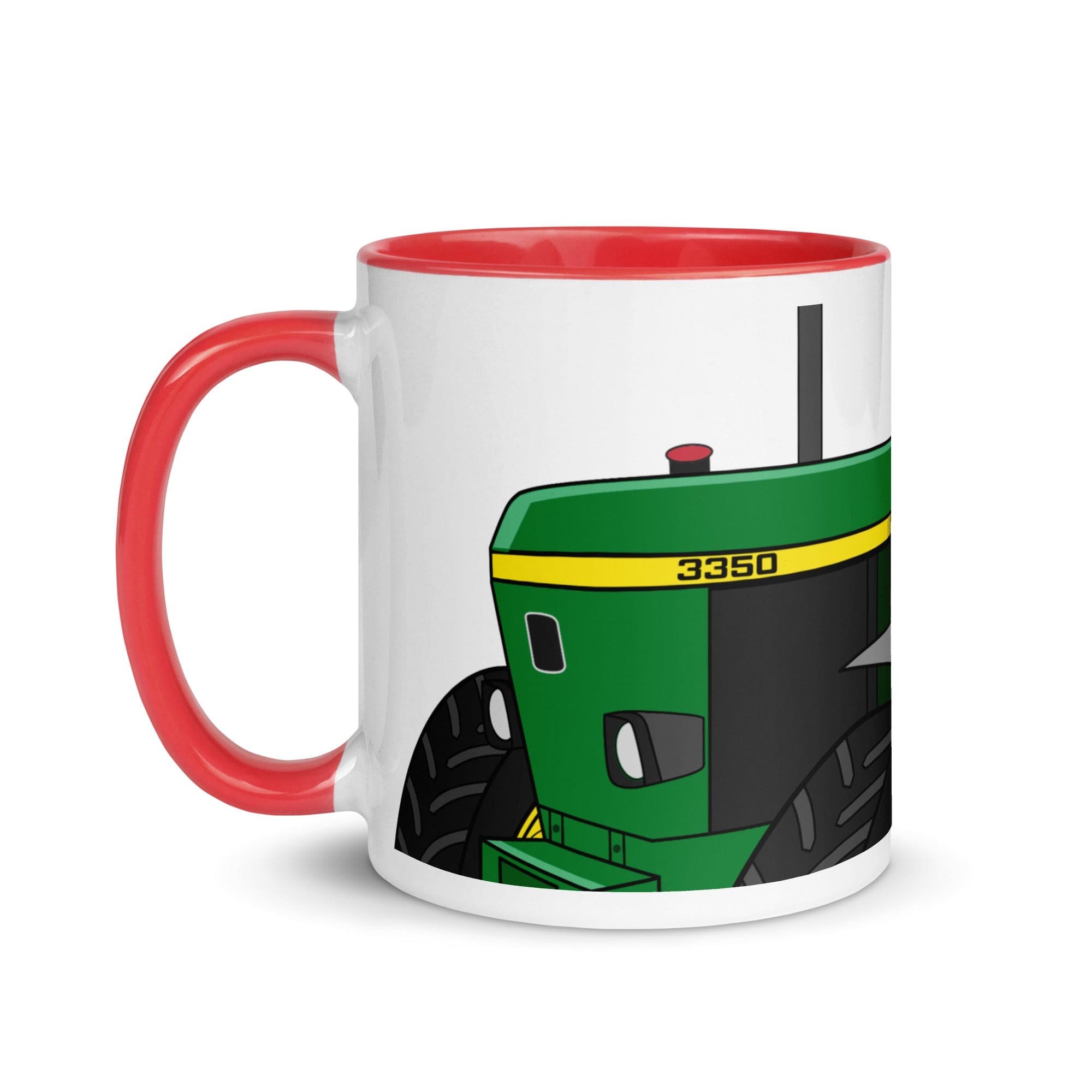 The Tractors Mugs Store John Deere 3350 4WD 2.0 Mug with Color Inside Quality Farmers Merch