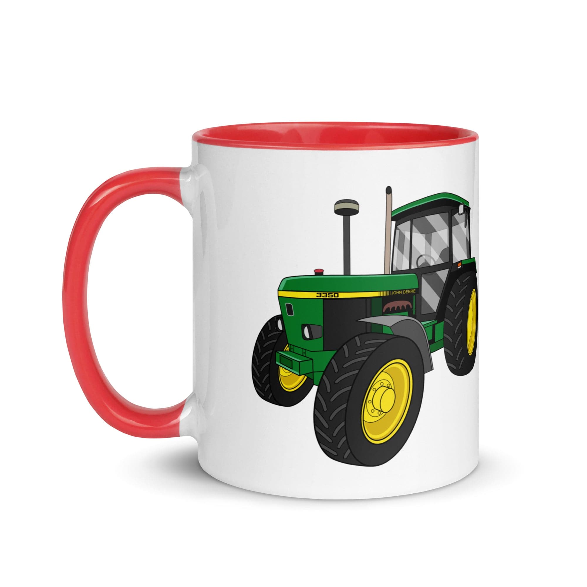The Tractors Mugs Store John Deere 3350 4WD Mug with Color Inside Quality Farmers Merch