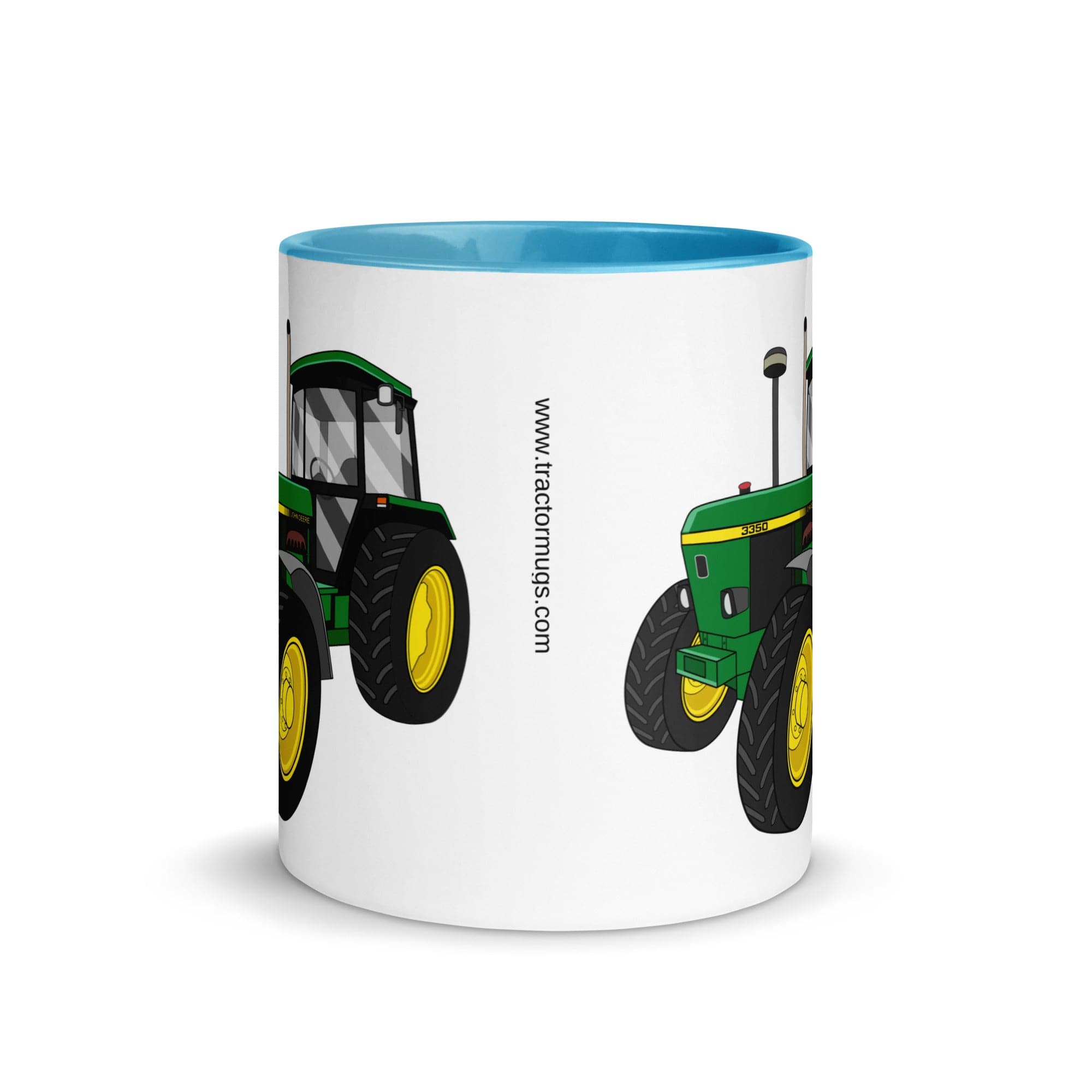 The Tractors Mugs Store John Deere 3350 4WD Mug with Color Inside Quality Farmers Merch