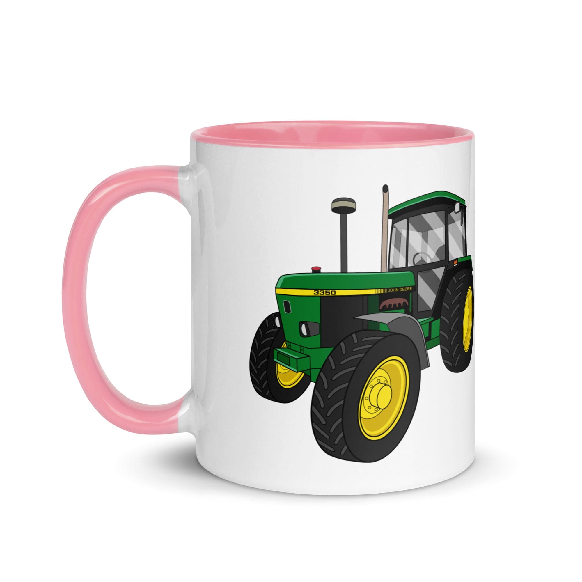 The Tractors Mugs Store John Deere 3350 4WD Mug with Color Inside Quality Farmers Merch