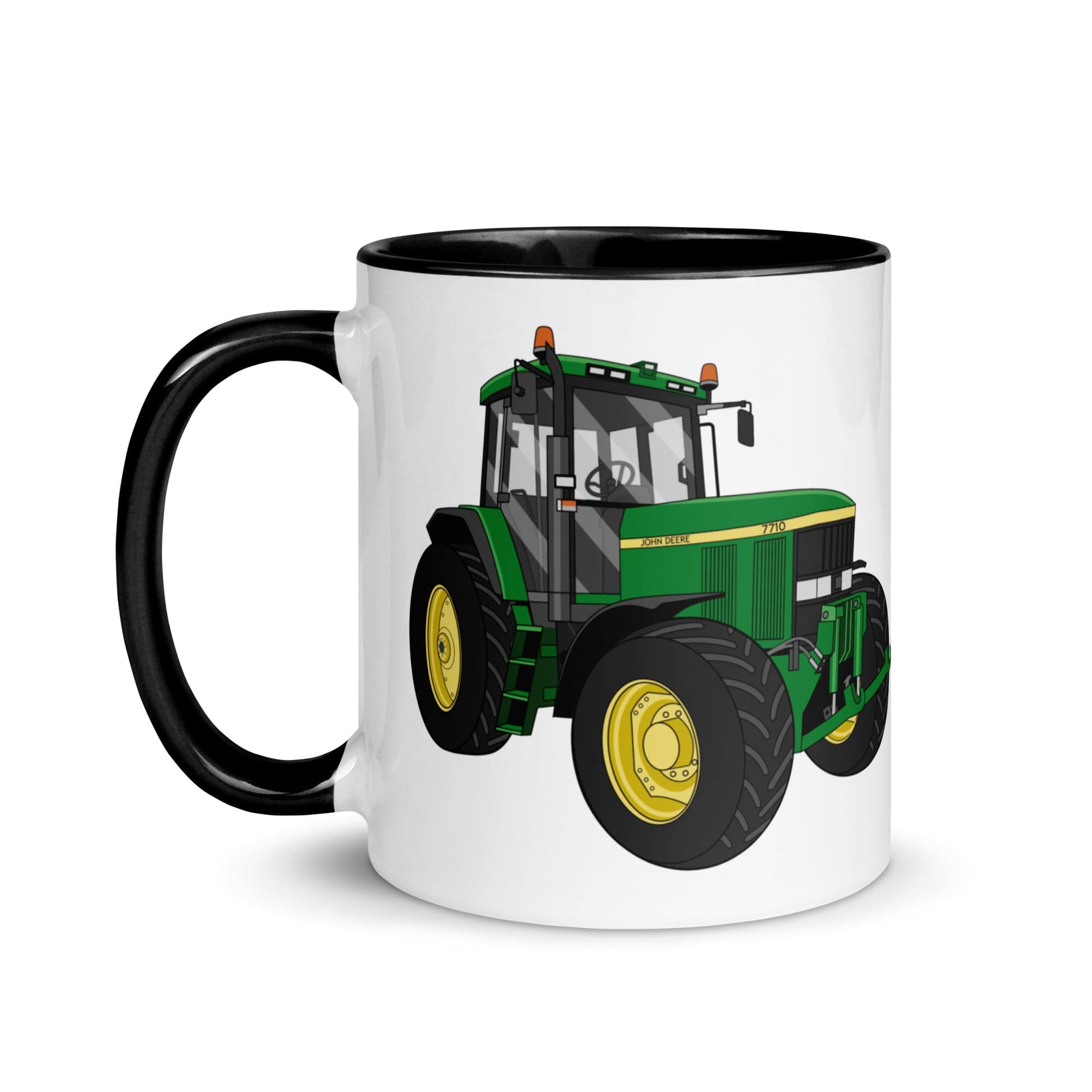The Tractors Mugs Store John Deere 7710 Mug with Color Inside Quality Farmers Merch