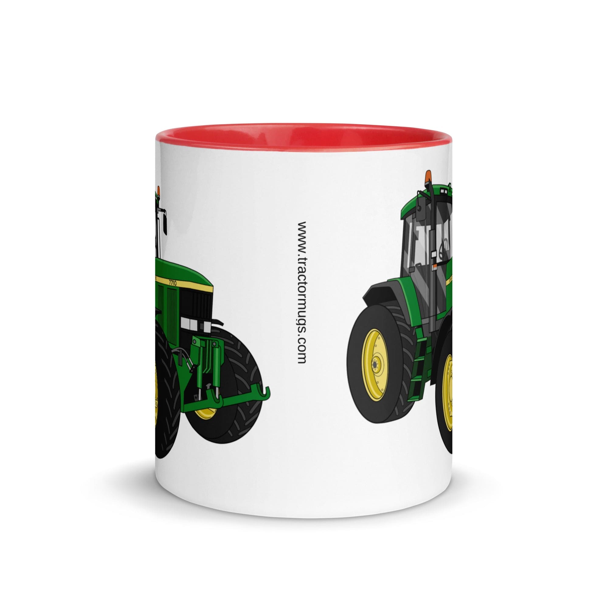 The Tractors Mugs Store John Deere 7710 Mug with Color Inside Quality Farmers Merch