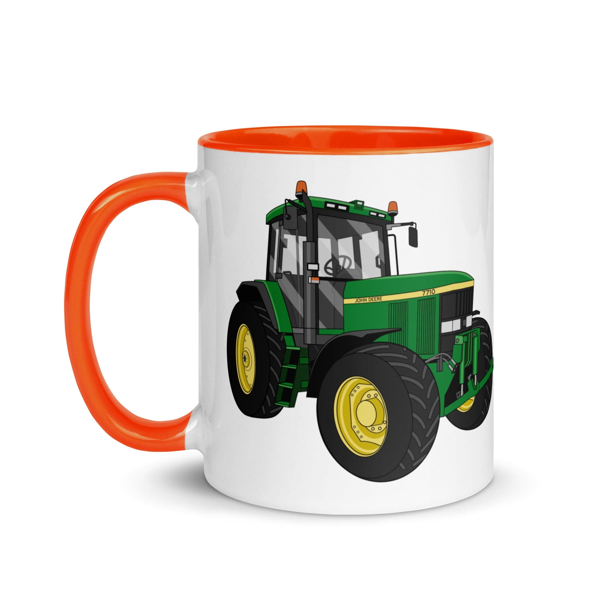 The Tractors Mugs Store John Deere 7710 Mug with Color Inside Quality Farmers Merch