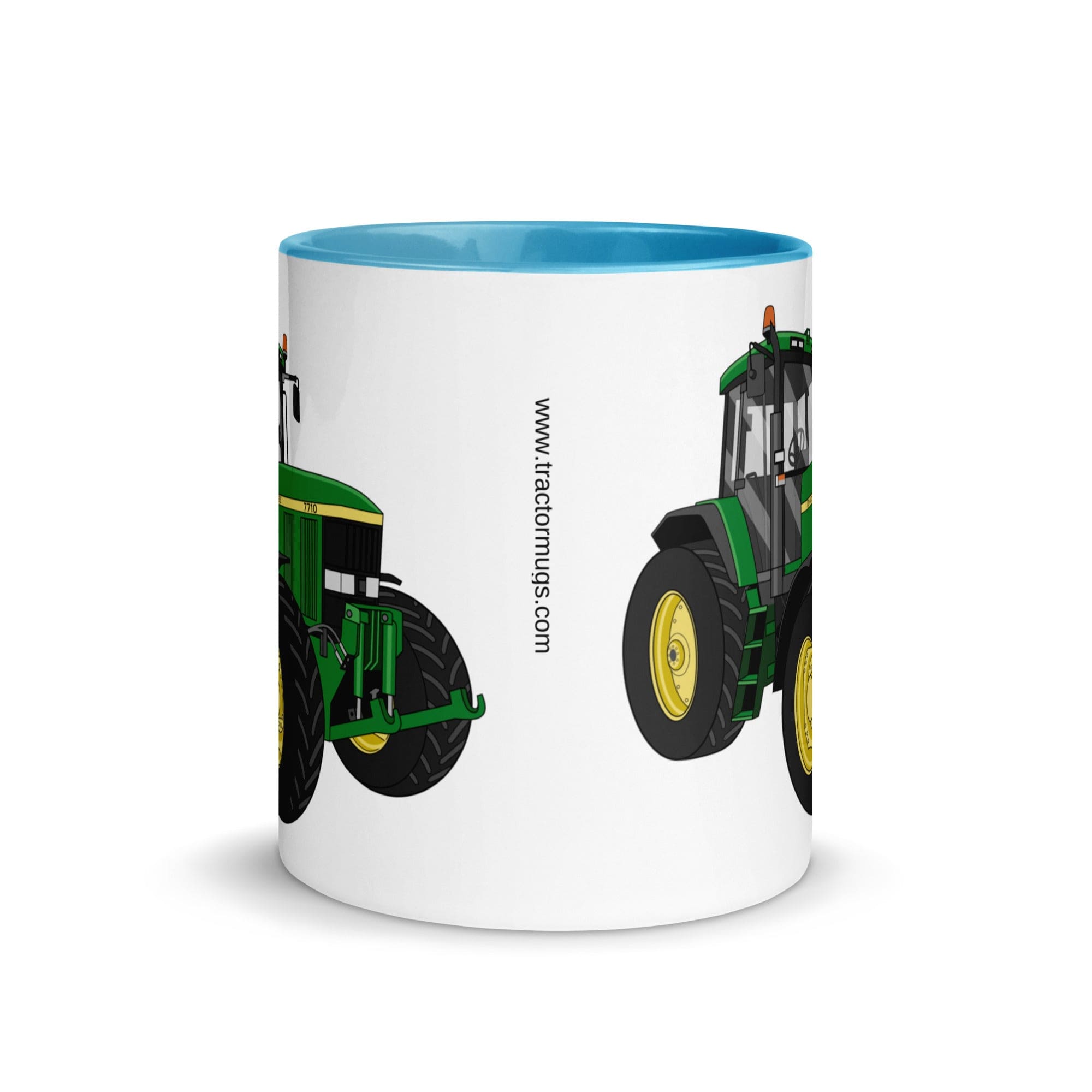 The Tractors Mugs Store John Deere 7710 Mug with Color Inside Quality Farmers Merch