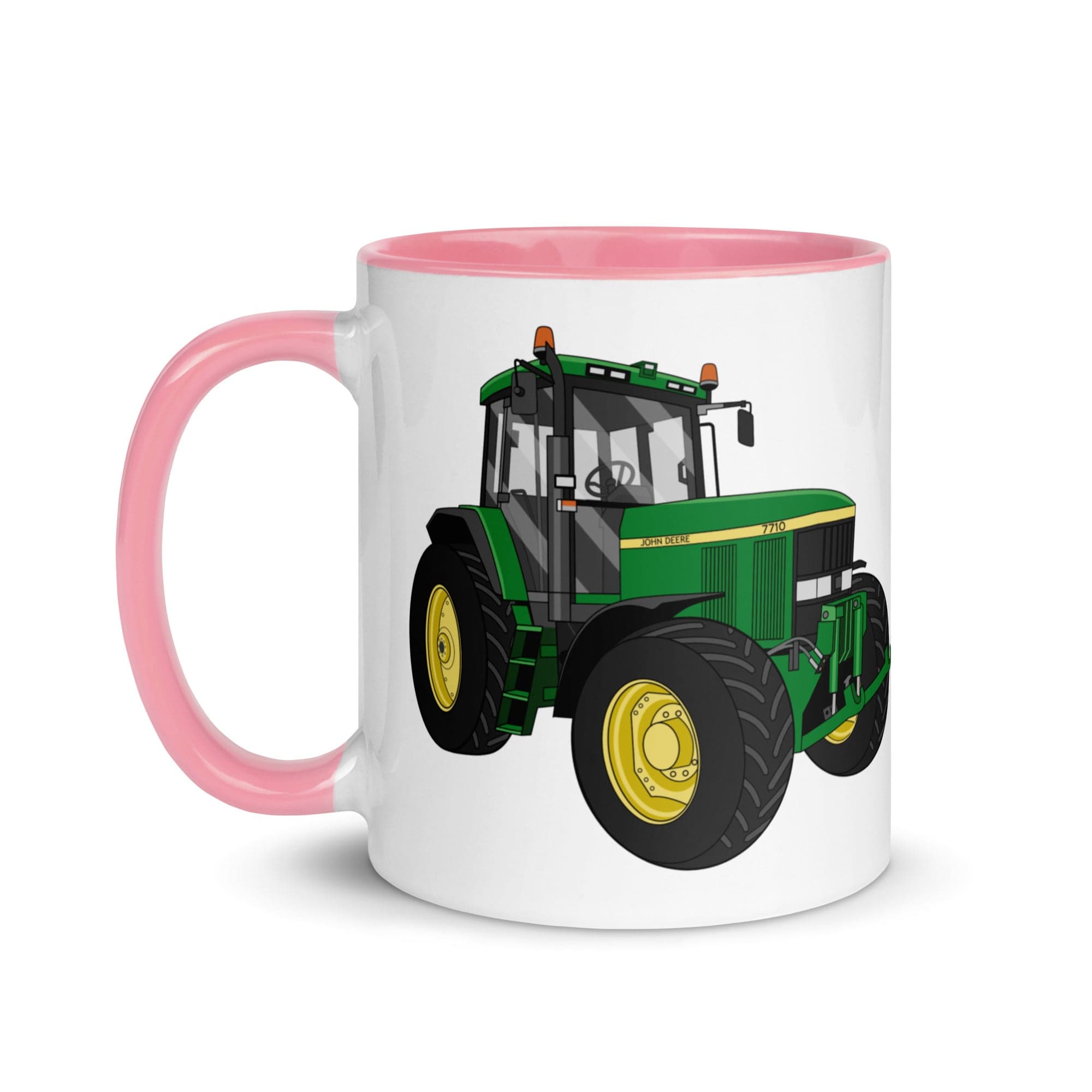 The Tractors Mugs Store John Deere 7710 Mug with Color Inside Quality Farmers Merch