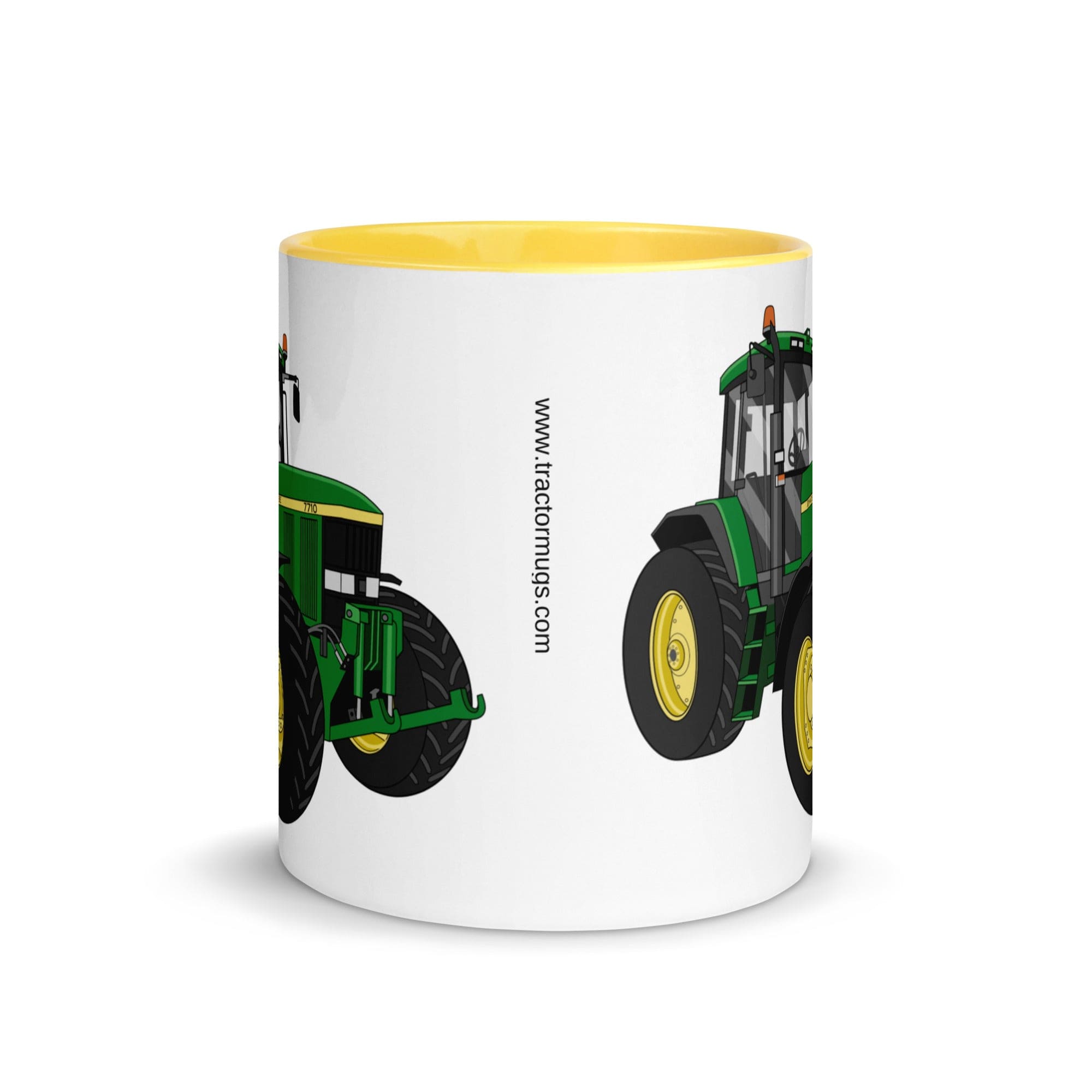 The Tractors Mugs Store John Deere 7710 Mug with Color Inside Quality Farmers Merch