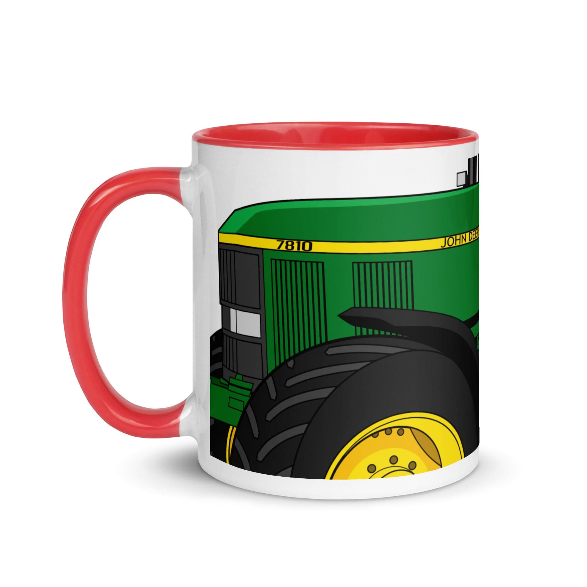 The Tractors Mugs Store John Deere 7810 2.0 Mug with Color Inside Quality Farmers Merch