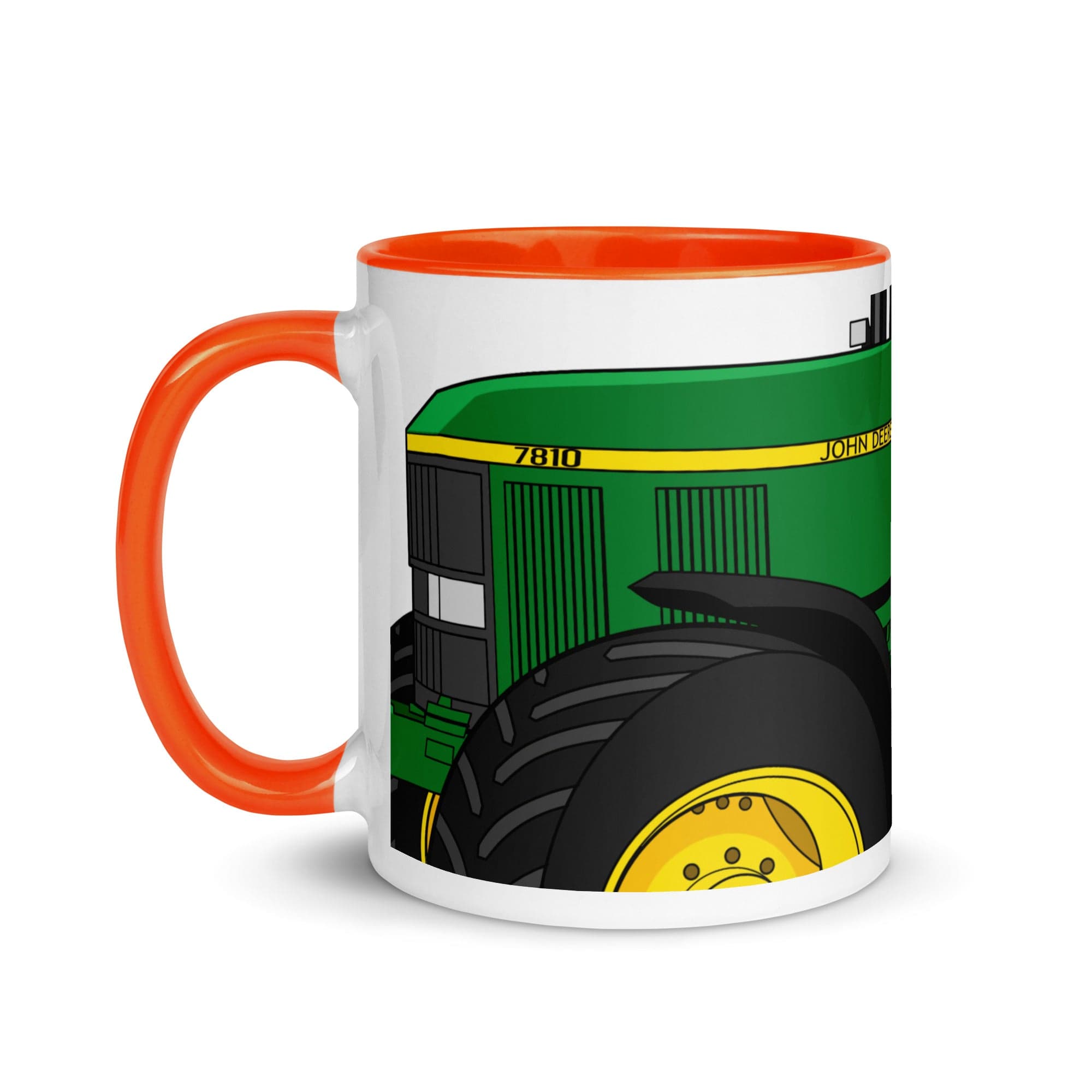 The Tractors Mugs Store John Deere 7810 2.0 Mug with Color Inside Quality Farmers Merch