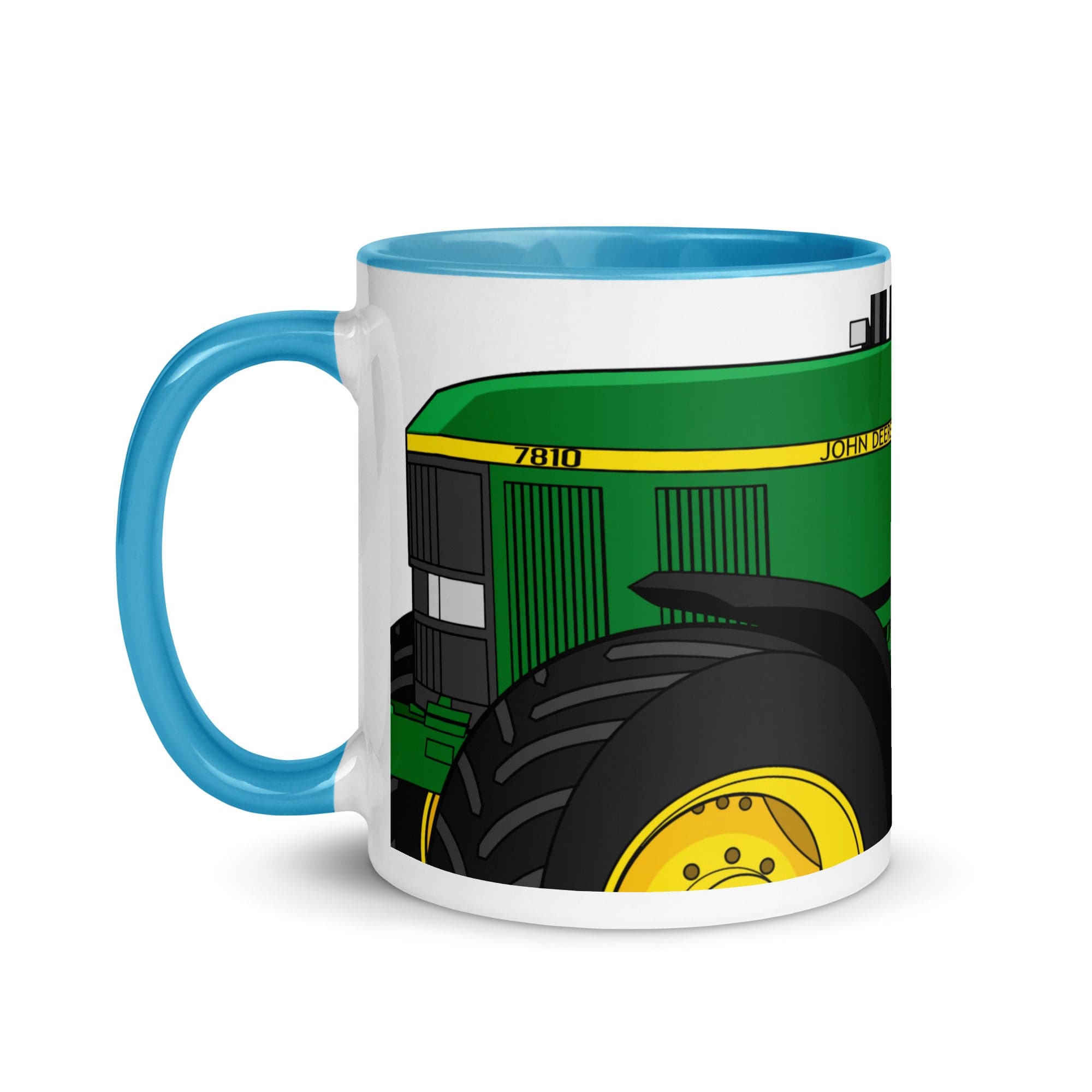 The Tractors Mugs Store John Deere 7810 2.0 Mug with Color Inside Quality Farmers Merch